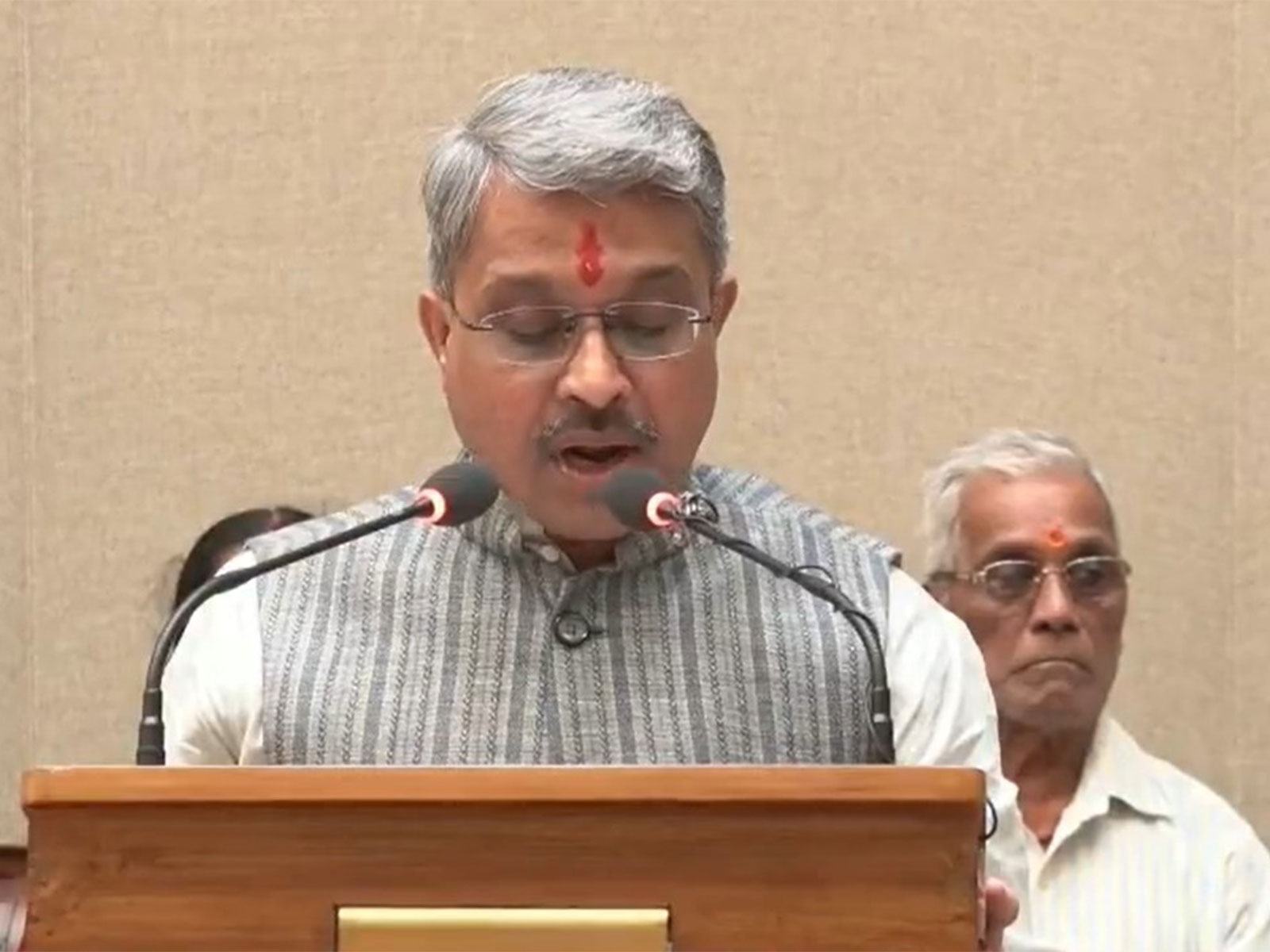 Rajneesh Kumar Agrawal, State Secretary of BJP in Madhya Pradesh (Photo/ANI) Rajneesh Kumar Agrawal, State Secretary of BJP in Madhya Pradesh (Photo/ANI)
