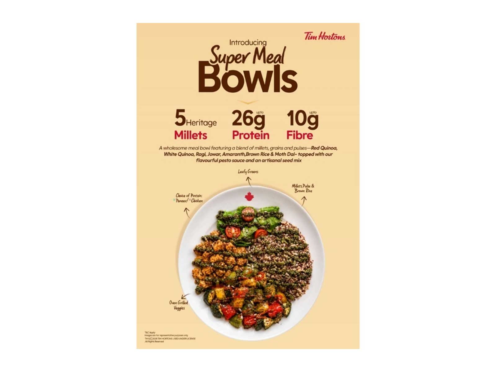 Tim Hortons® Introduces Super Meal Bowls in India Tim Hortons® Introduces Super Meal Bowls in India