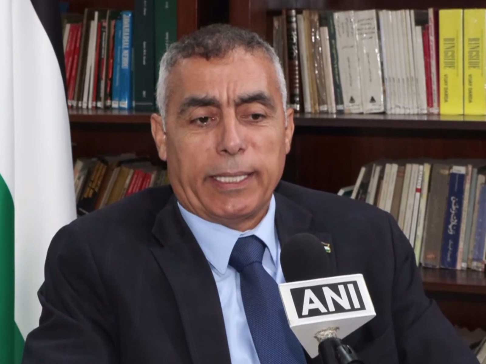 Palestinian Ambassador to India Abdullah M Abu Shawesh (Photo/ANI)
