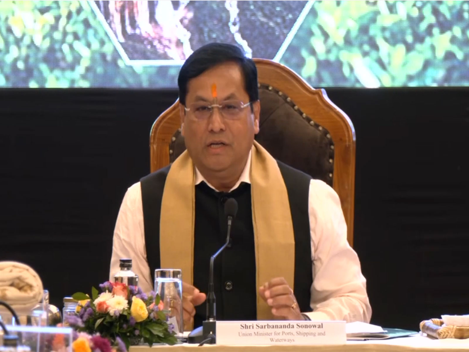 Union Minister for Ports, Shipping and Waterways (MoPSW), Sarbananda Sonowal (File Photo/ANI)