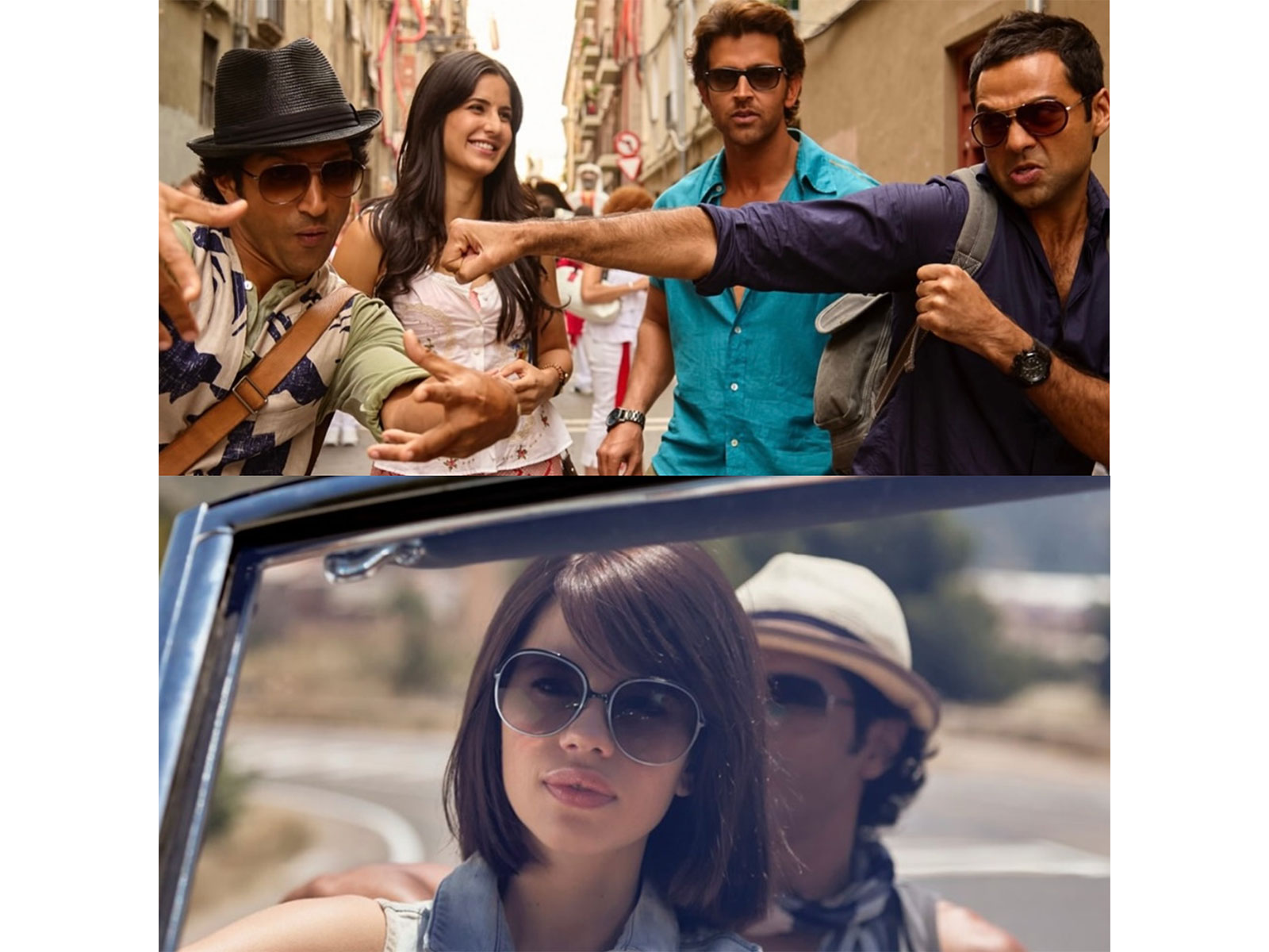 Abhay Deol, Kalki Koechlin mark 15 years of 'Zindagi Na Milegi Dobara' (Photo/Instagram@abhaydeol@kalkikanmani)