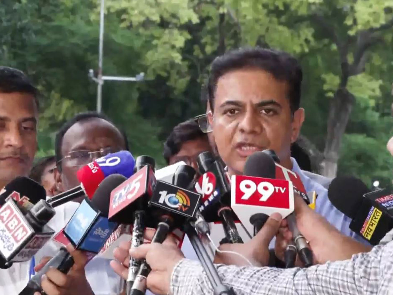 Bharat Rashtra Samithi (BRS) Working President KT Rama Rao (Photo/ANI) Bharat Rashtra Samithi (BRS) Working President KT Rama Rao (Photo/ANI)