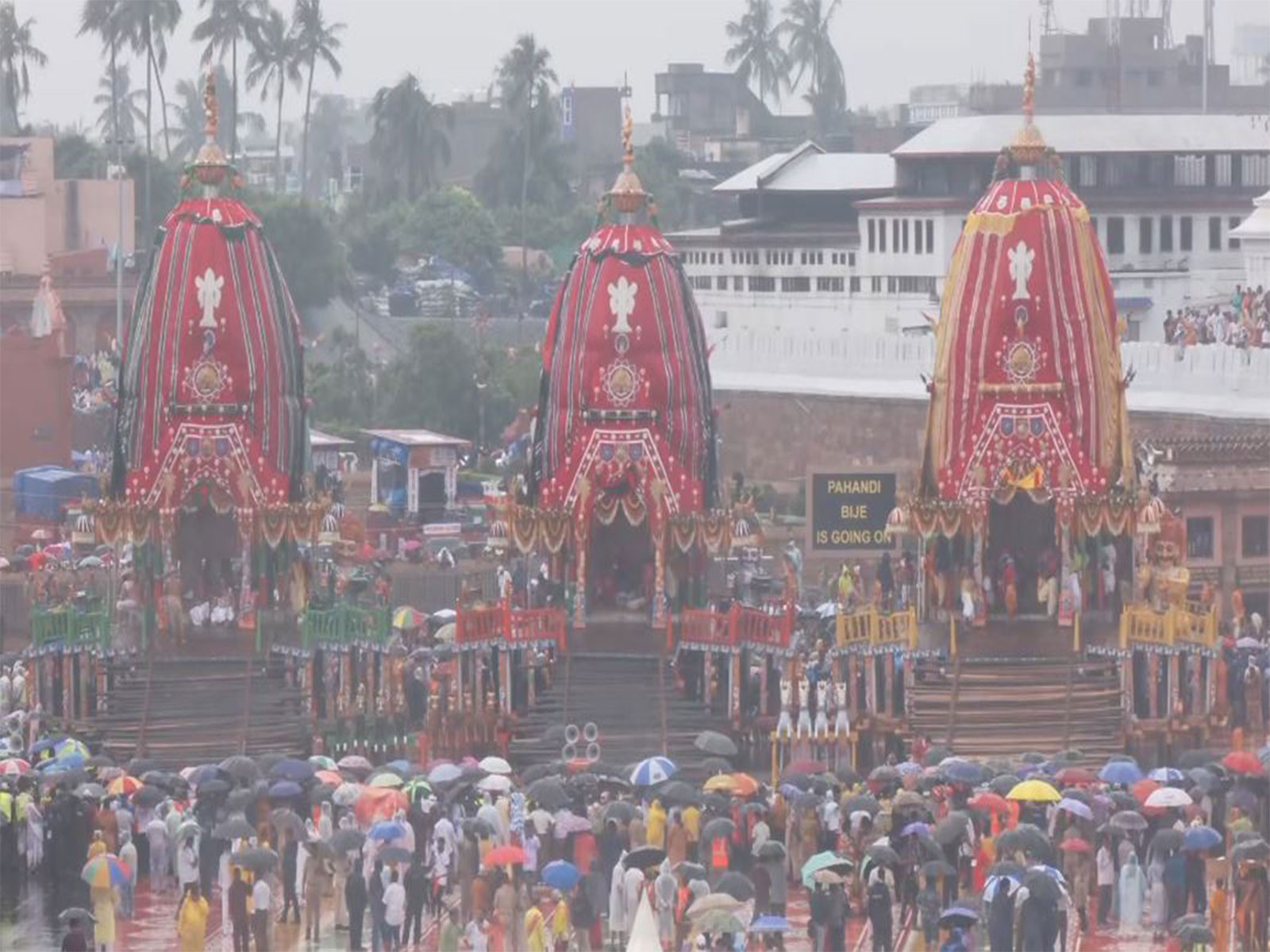 Jagannath rath yatra (Photo/ANI) Jagannath rath yatra (Photo/ANI)