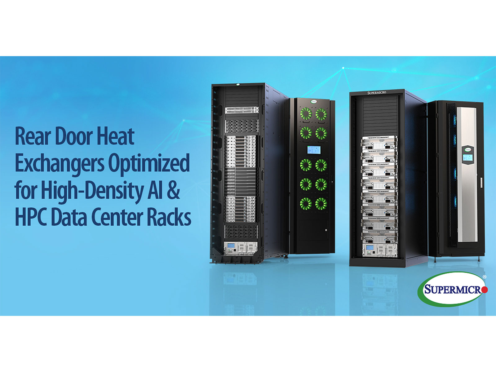 Supermicro Expands End-to-End DCBBS Liquid Cooling Portfolio with Rear Door Heat Exchangers for High-Density AI and HPC Infrastructure