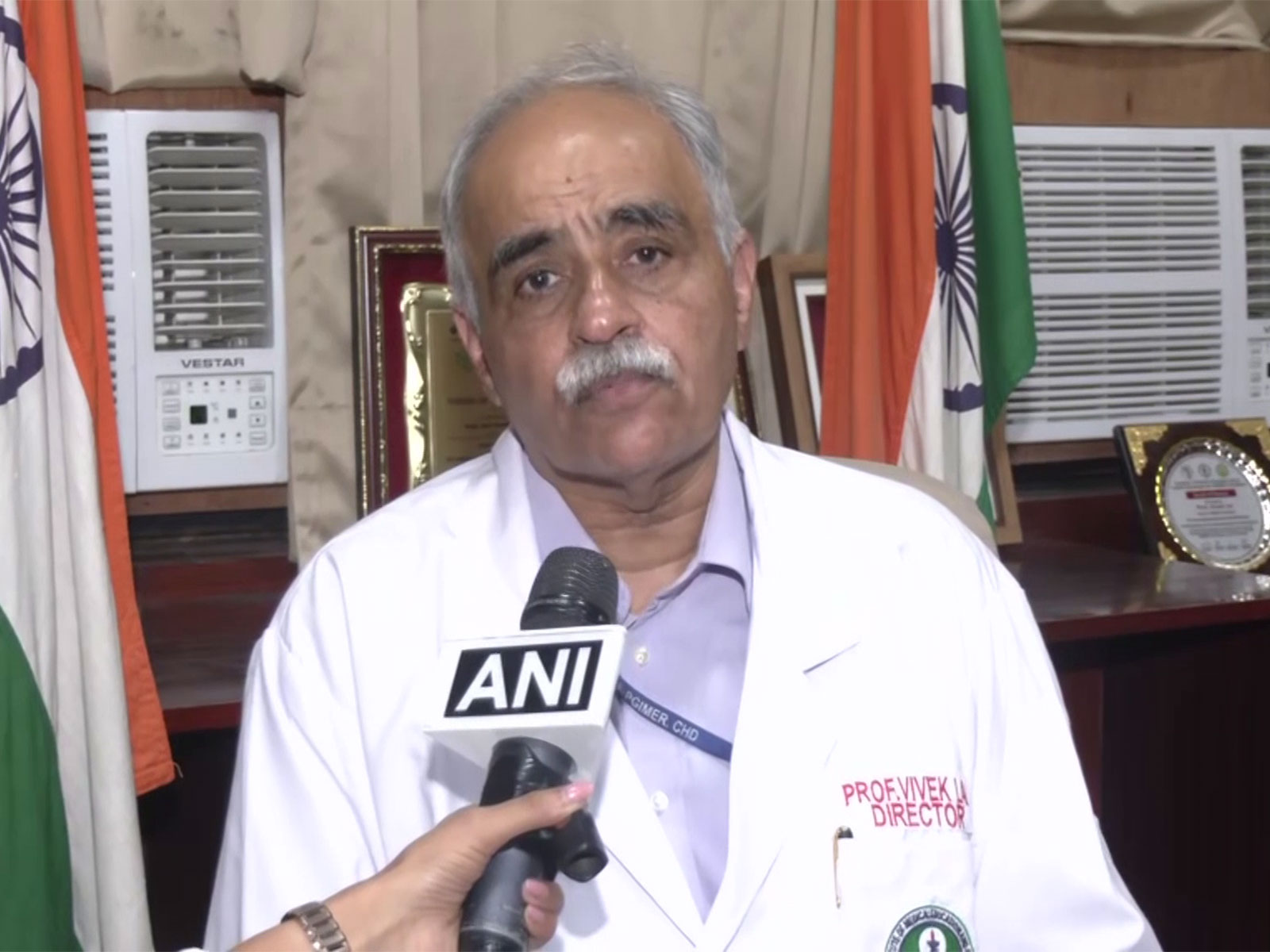 PGIMER Director Dr Vivek Lal (Photo/ANI)