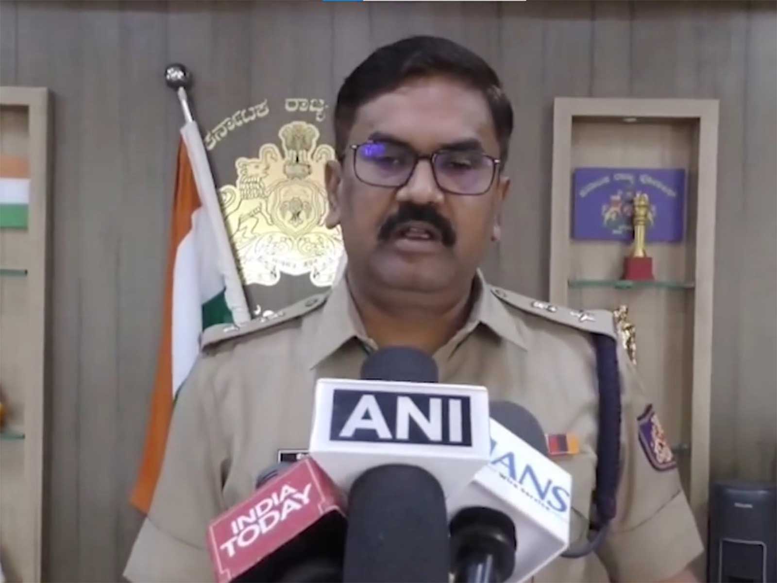 Davangere Superintendent of Police Shekhar HT (Photo/ANI)
