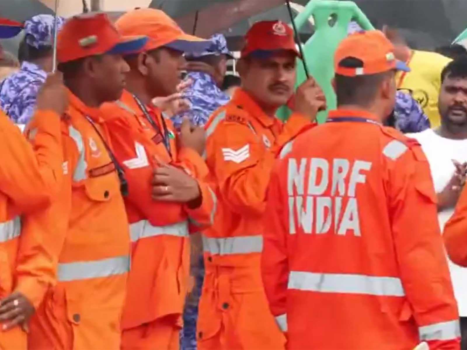 Security personnel and emergency rescue teams at Puri Jagannath Temple (Photo/ANI) Security personnel and emergency rescue teams at Puri Jagannath Temple (Photo/ANI)
