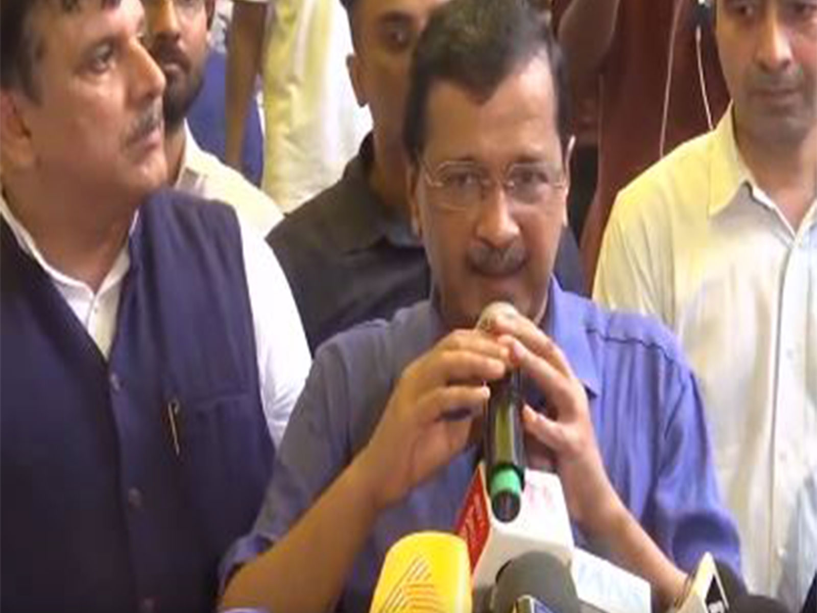 Aam Aadmi Party (AAP) national convener Arvind Kejriwal (Photo/ANI)