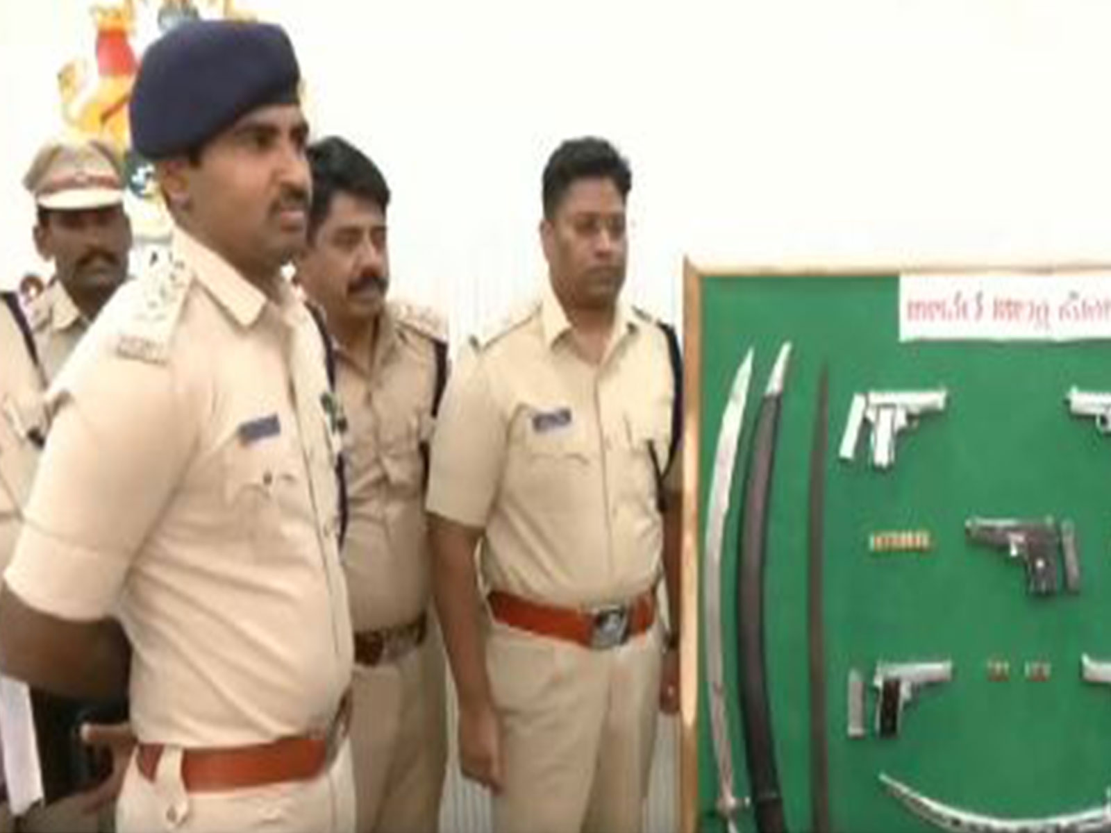 Two arrested after Bidar Police recover illegal arms in Karnataka (Photo/ANI)