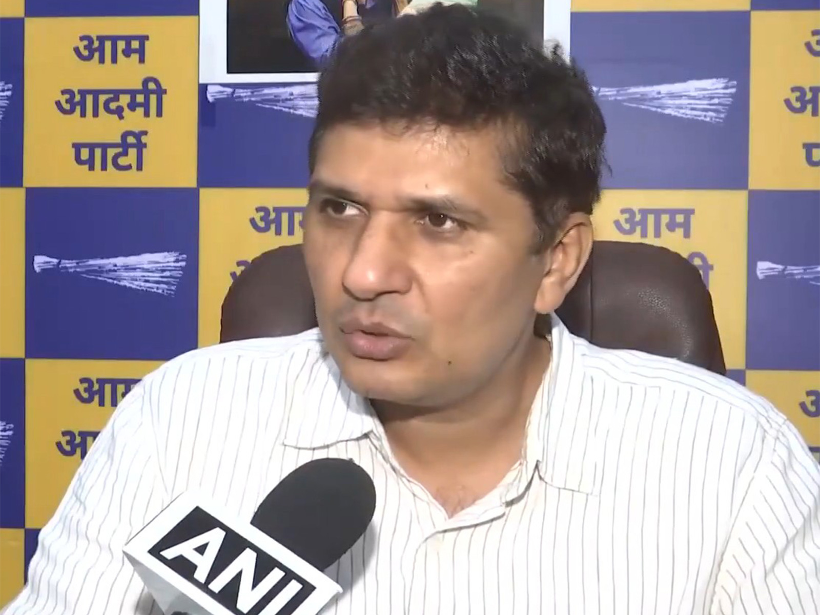 AAP Delhi President Saurabh Bharadwaj (File Photo/ANI)