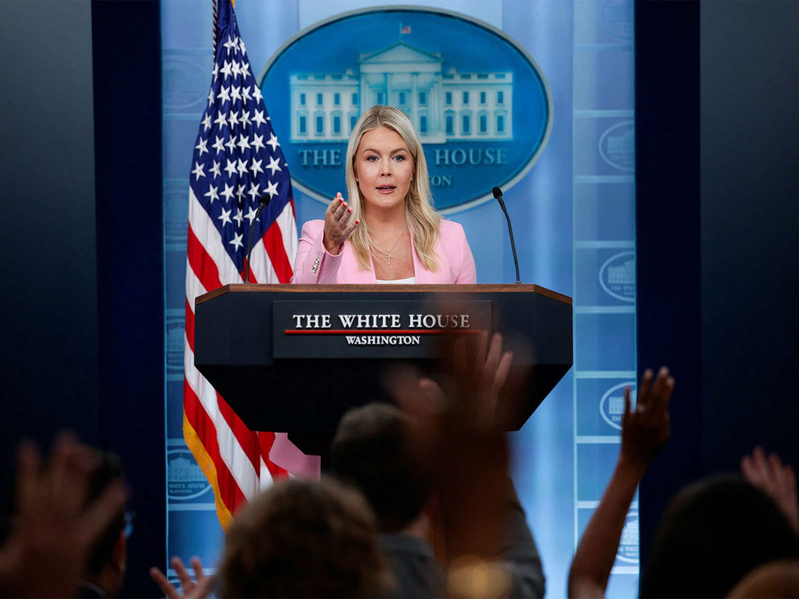 White House Press Secretary Karoline Leavitt (Photo/Reuters) White House Press Secretary Karoline Leavitt (Photo/Reuters)