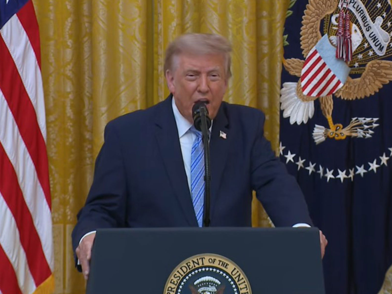 US President Donald Trump delivering national address on election integrity (Photo/YouTube/@TheWhiteHouse) US President Donald Trump delivering national address on election integrity (Photo/YouTube/@TheWhiteHouse)