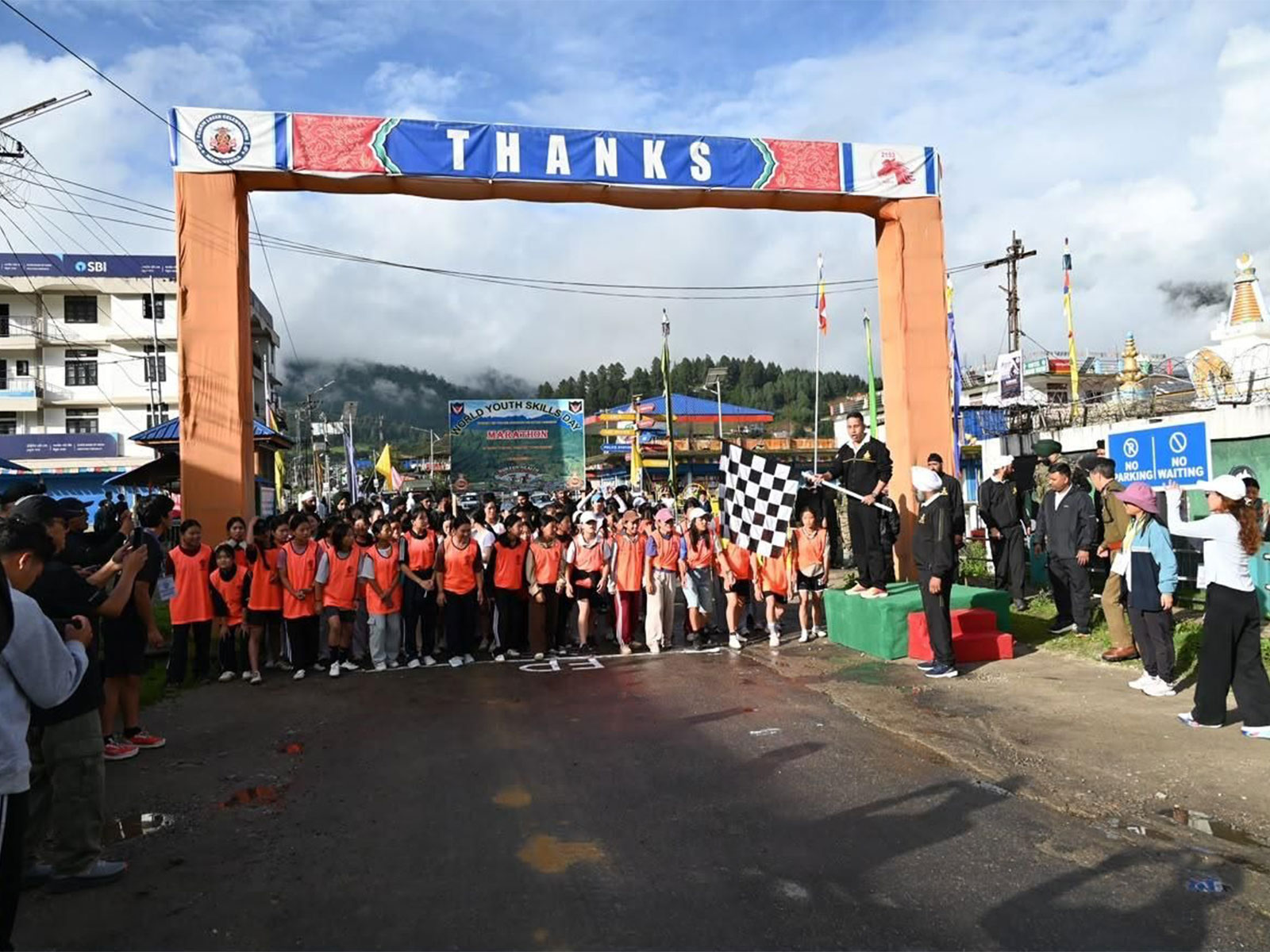 Indian Army organised World Youth Skills Day marathon in Menchuka, Arunachal Pradesh (Photo/Indian Army) Indian Army organised World Youth Skills Day marathon in Menchuka, Arunachal Pradesh (Photo/Indian Army)