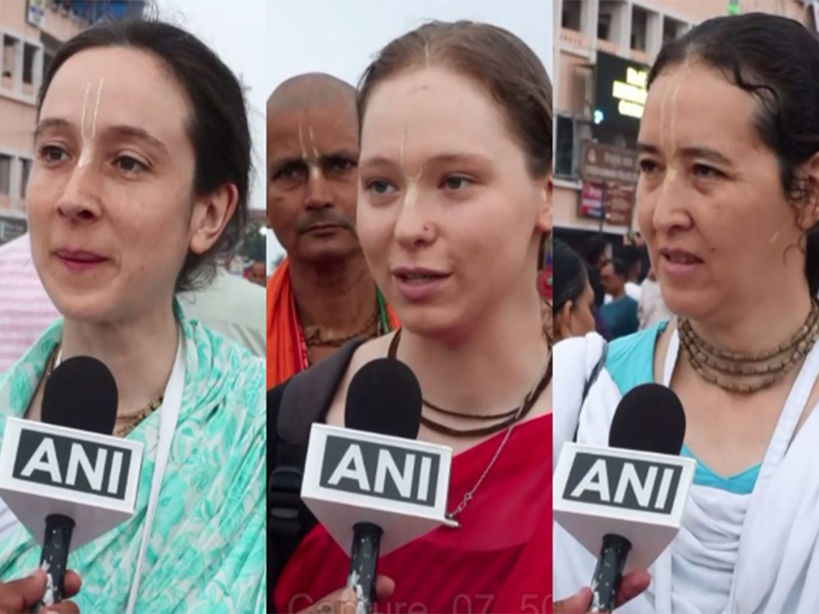 Foreign devotees witness Jagannath Rath Yatra (Photo/ANI) Foreign devotees witness Jagannath Rath Yatra (Photo/ANI)