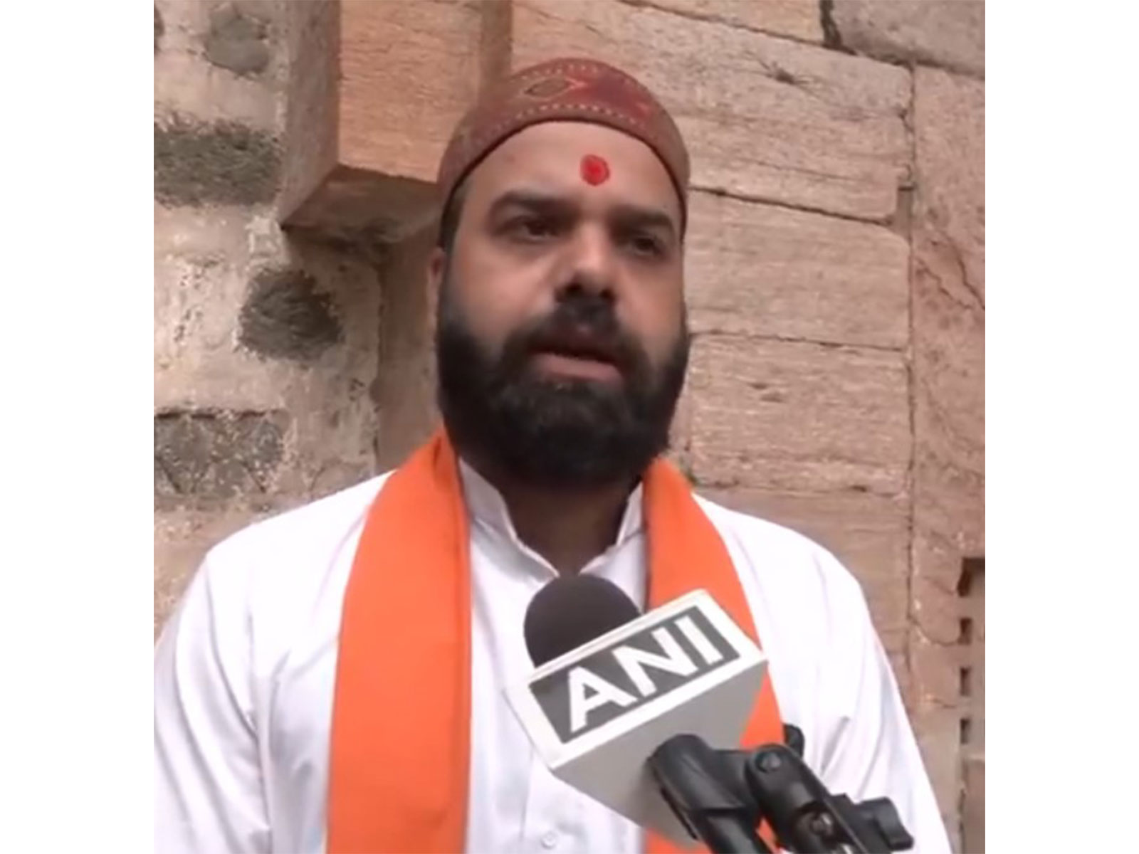 Bhoj Utsav Committee member Sumit Chaudhary (Photo/ANI) Bhoj Utsav Committee member Sumit Chaudhary (Photo/ANI)