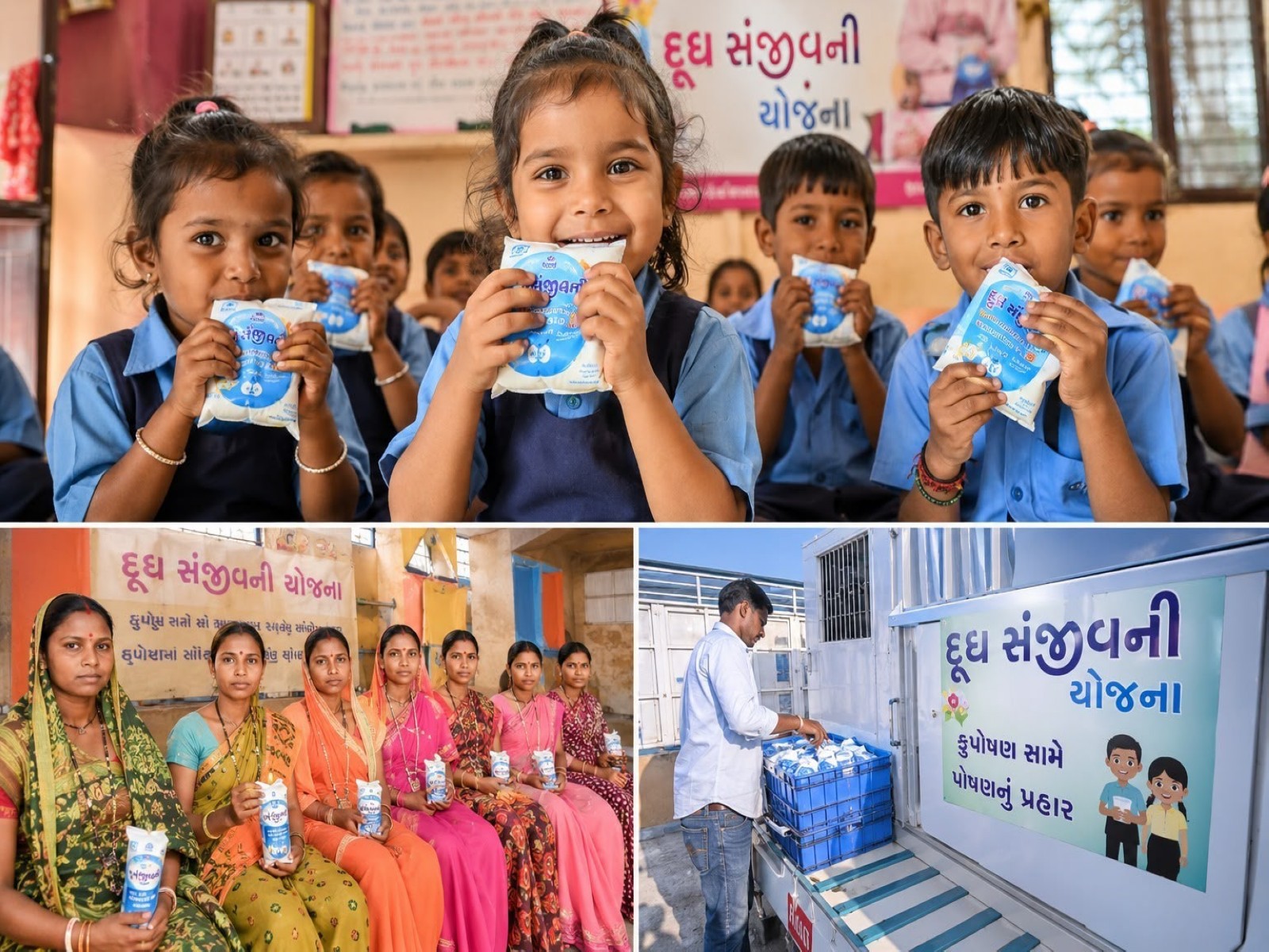 Gujarat govt expands Doodh Sanjeevani Yojana to all tribal ICDS blocks, approves higher-fat milk pilot (Photo/Guj CMO) Gujarat govt expands Doodh Sanjeevani Yojana to all tribal ICDS blocks, approves higher-fat milk pilot (Photo/Guj CMO)