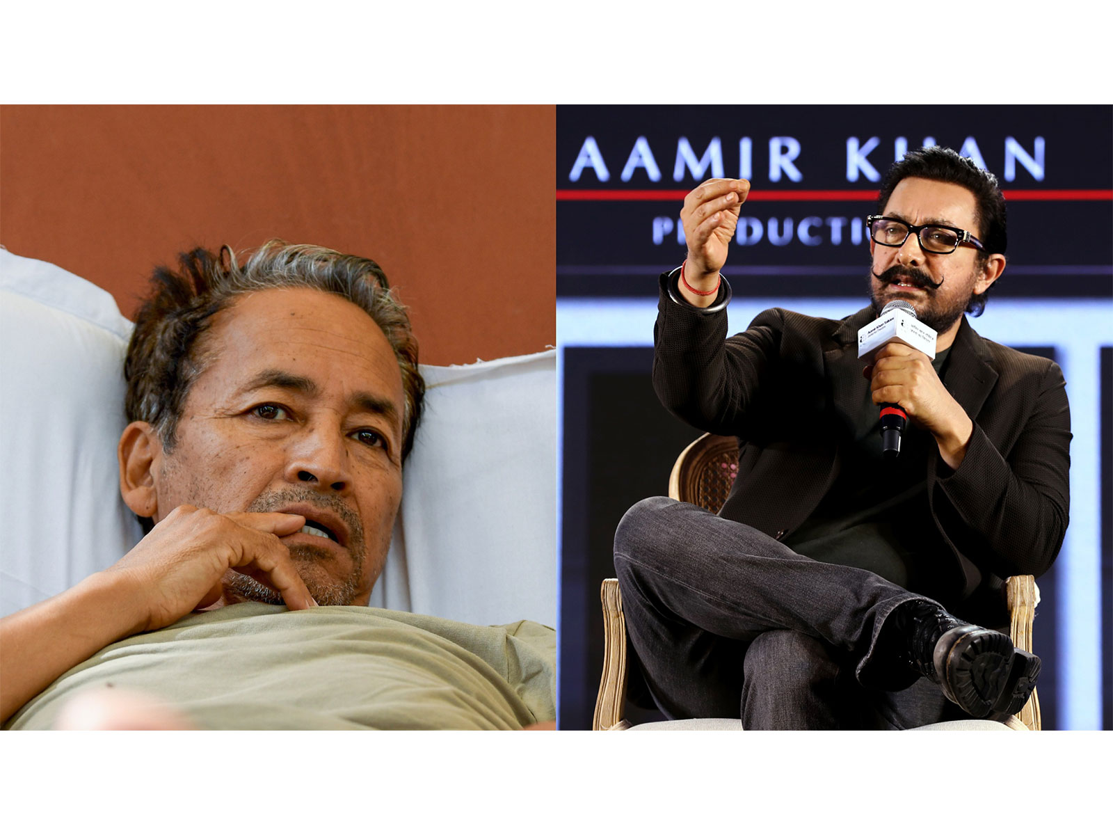 Aamir Khan, Sonam Wangchuk (File photo/ANI)