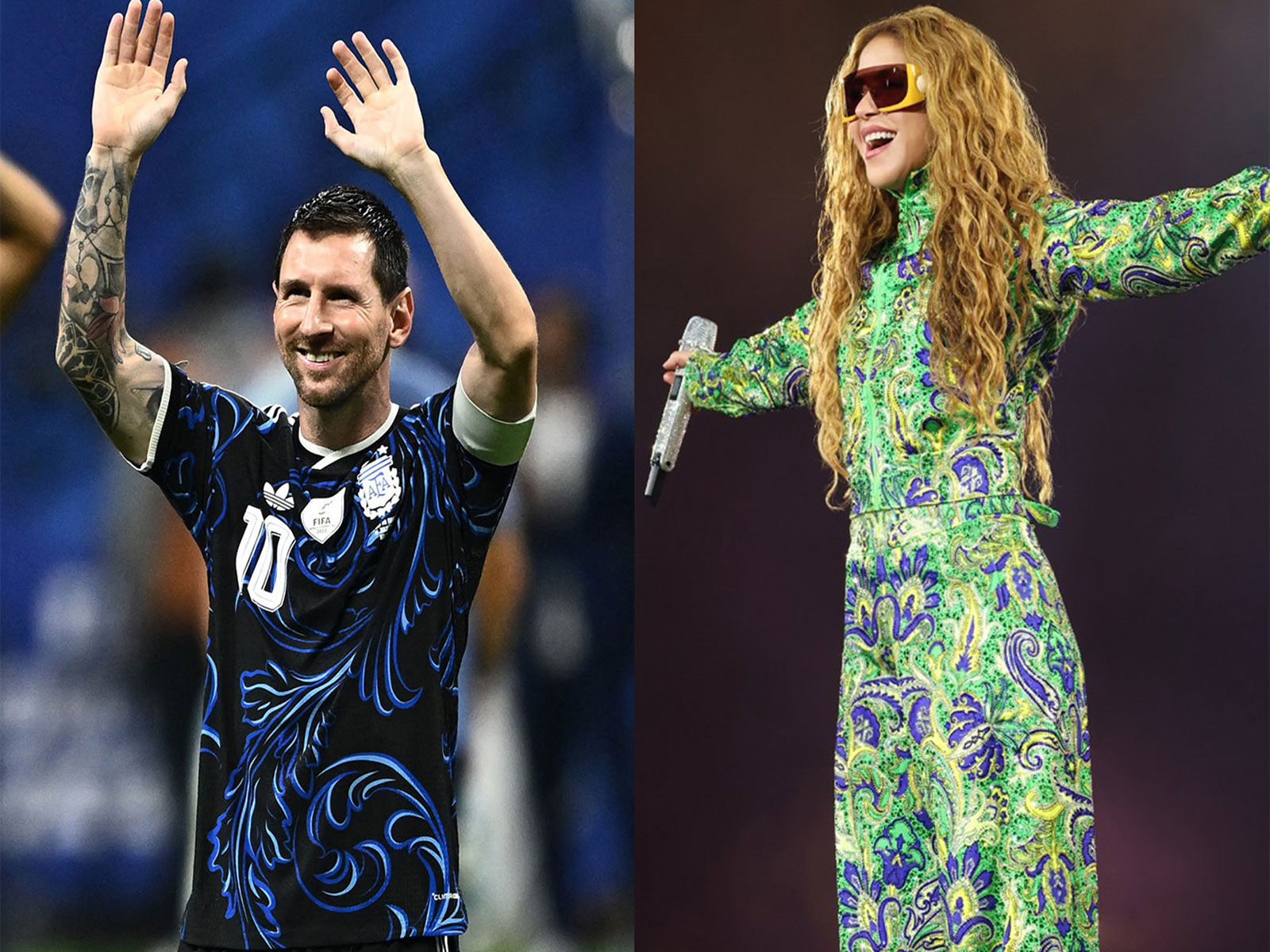 Lionel Messi, Shakira (Photo: Reuters/Instagram@shakira)
