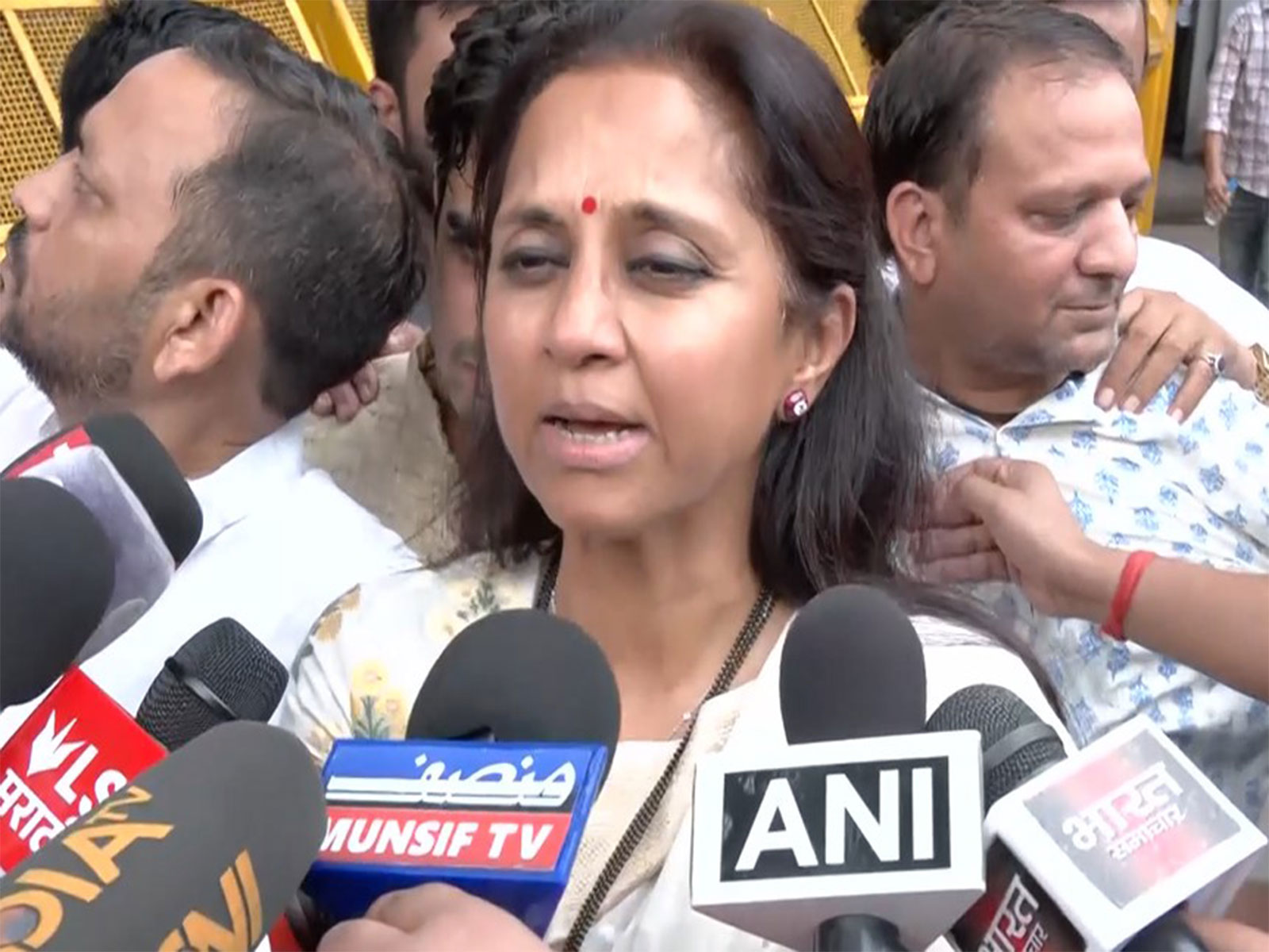 Nationalist Congress Party (Sharadchandra Pawar) MP Supriya Sule (Photo/ANI) Nationalist Congress Party (Sharadchandra Pawar) MP Supriya Sule (Photo/ANI)