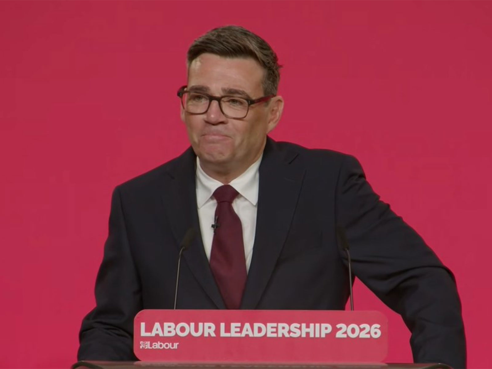 Newly elected Labour Party leader Andy Burnham (Photo/Youtube/Labour Party) Newly elected Labour Party leader Andy Burnham (Photo/Youtube/Labour Party)