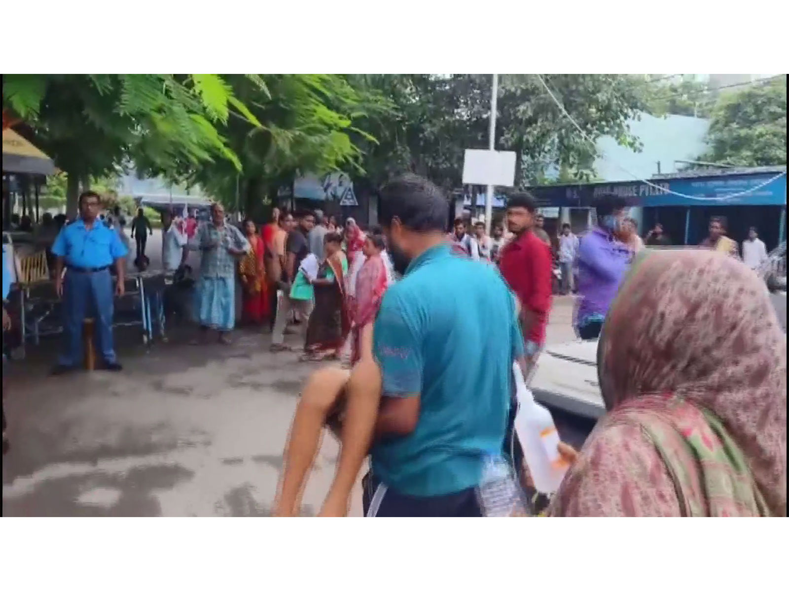 Visual from a local hospital in Murshidabad's Berhampore (Photo/ANI) Visual from a local hospital in Murshidabad's Berhampore (Photo/ANI)