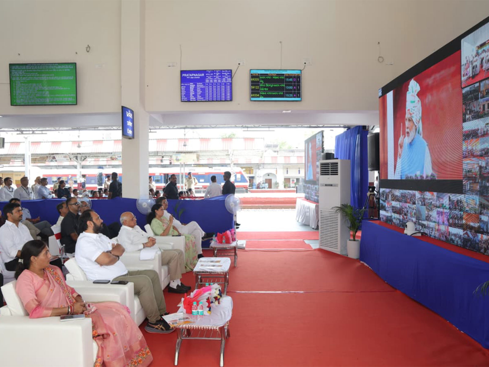 Gujarat Chief Minister Bhupendra Patel at the event (Photo/x/@CMOGuj) Gujarat Chief Minister Bhupendra Patel at the event (Photo/x/@CMOGuj)
