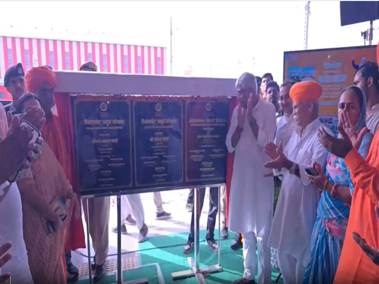 Jaisalmer Railway Station modernised under Amrit Bharat (Photo/ANI) Jaisalmer Railway Station modernised under Amrit Bharat (Photo/ANI)