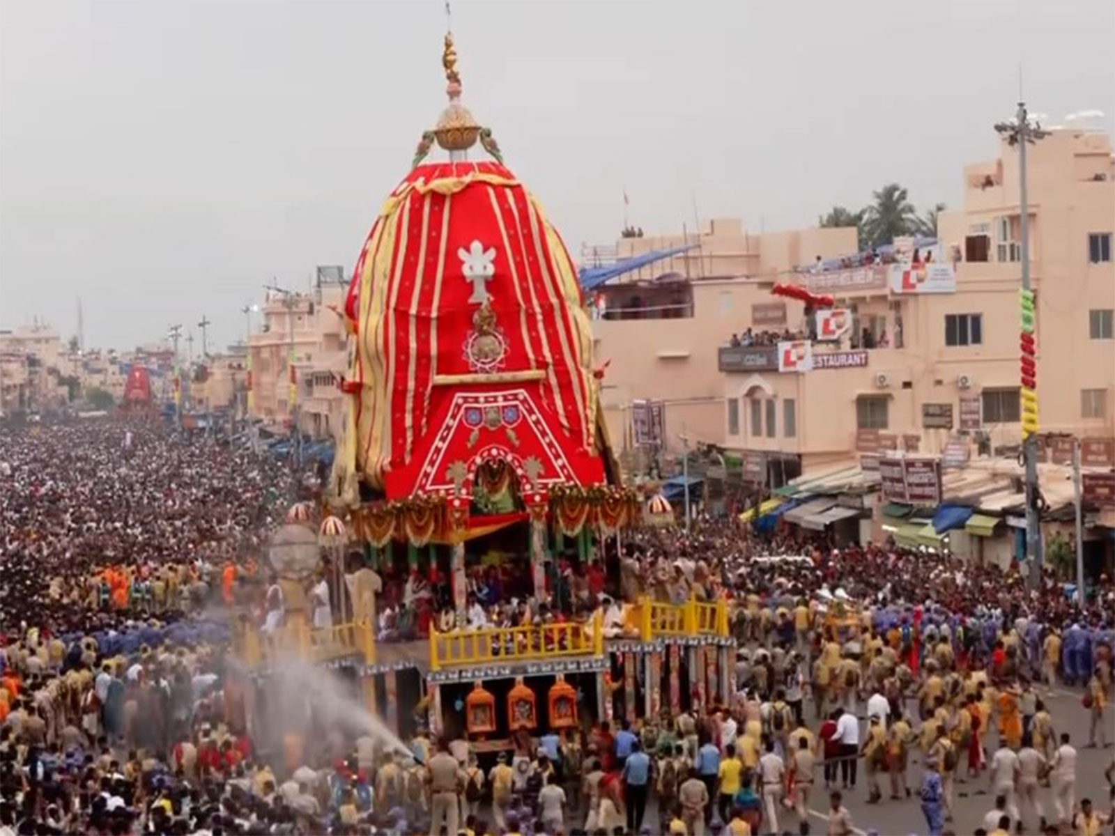 149th Lord Jagannath Rath Yatra in Odisha's Puri (Photo/ANI) 149th Lord Jagannath Rath Yatra in Odisha's Puri (Photo/ANI)