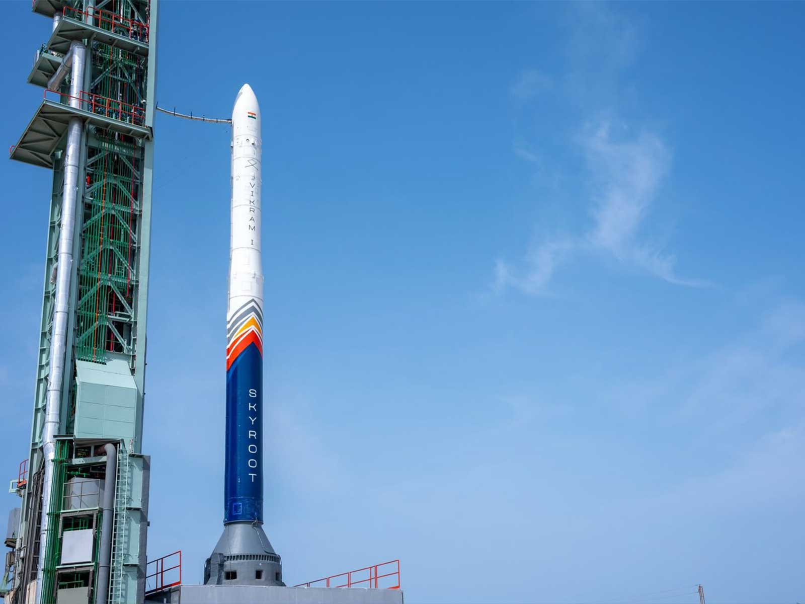 India's first privately developed orbital-class rocket, Vikram-1 (Photo/X@narendramodi) India's first privately developed orbital-class rocket, Vikram-1 (Photo/X@narendramodi)