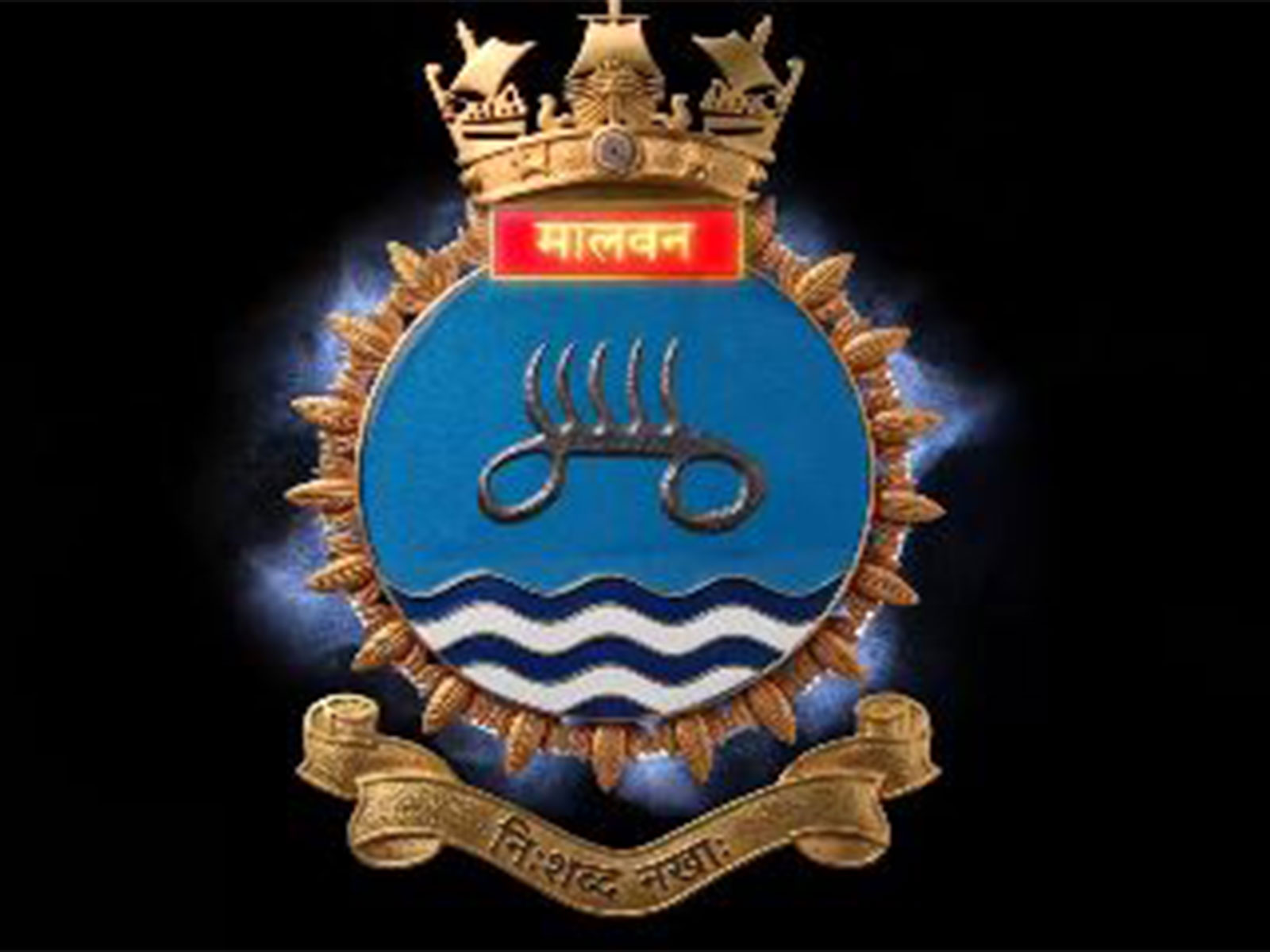 The Crest of INS Malvan (Photo/ Indian Navy)