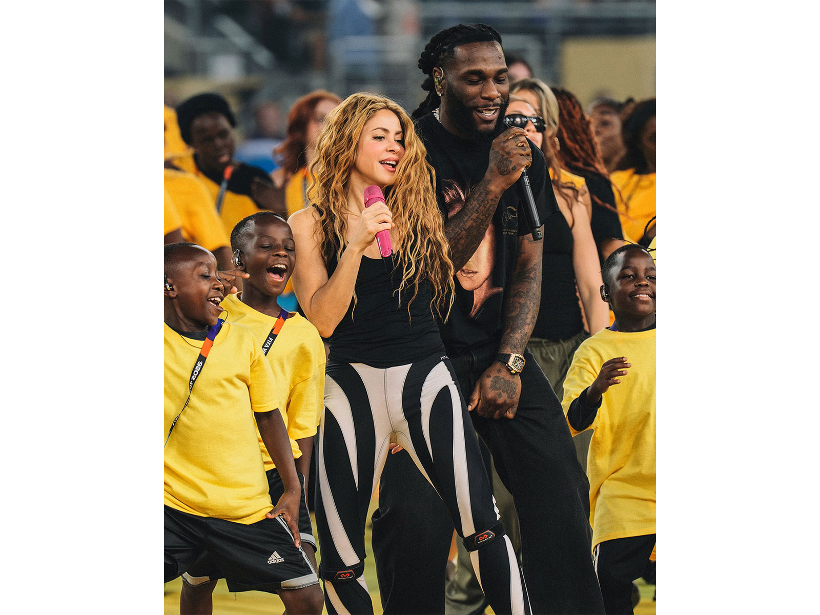 Shakira with Burna Boy (Photo/Instagram/@shakira)