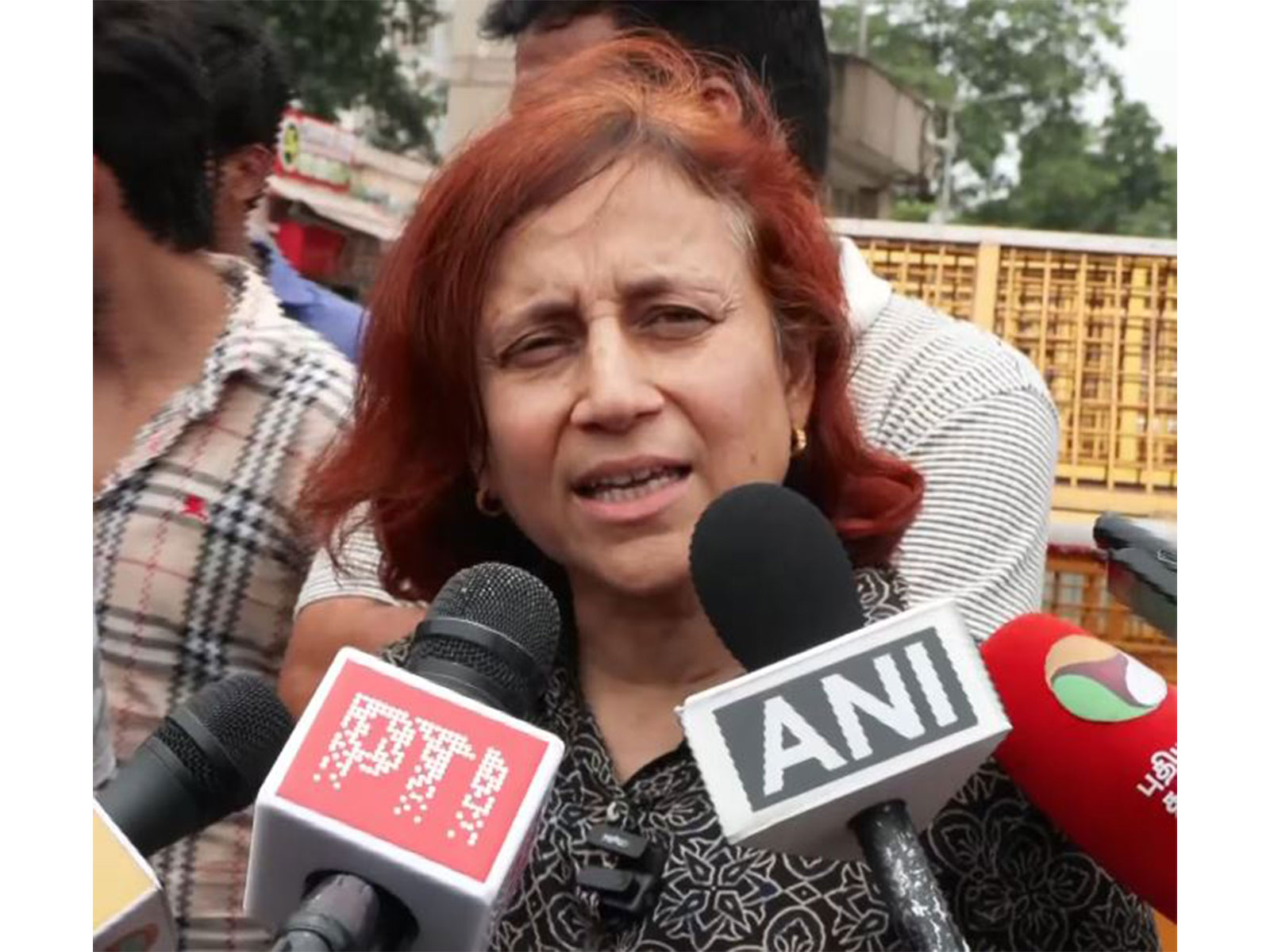 Climate activist Sonam Wangchuk's wife, Gitanjali J Angmo (Photo/ANI) Climate activist Sonam Wangchuk's wife, Gitanjali J Angmo (Photo/ANI)