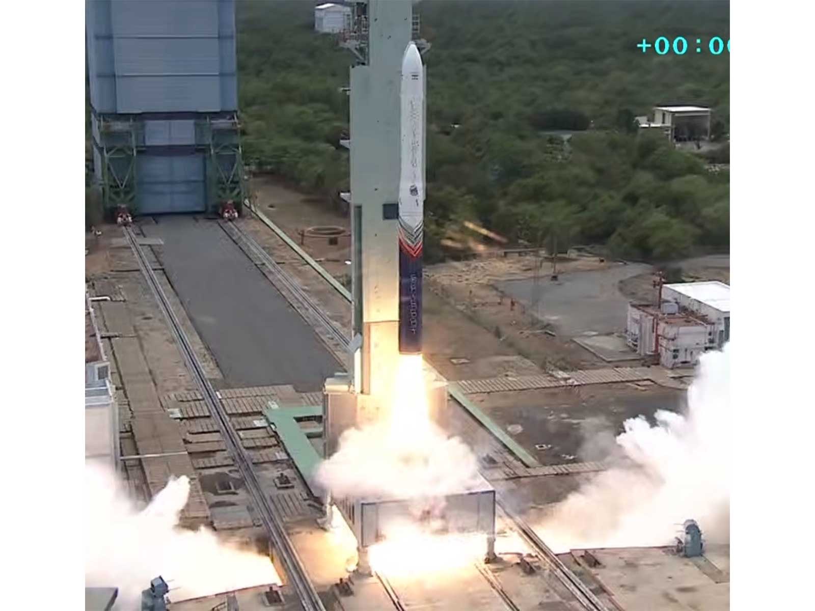 Skyroot Aerospace's Vikram-1 rocket lifts off from the Satish Dhawan Space Centre during its maiden orbital flight under Mission Aagaman. (Photo: X/@SGinIndia) Skyroot Aerospace's Vikram-1 rocket lifts off from the Satish Dhawan Space Centre during its maiden orbital flight under Mission Aagaman. (Photo: X/@SGinIndia)