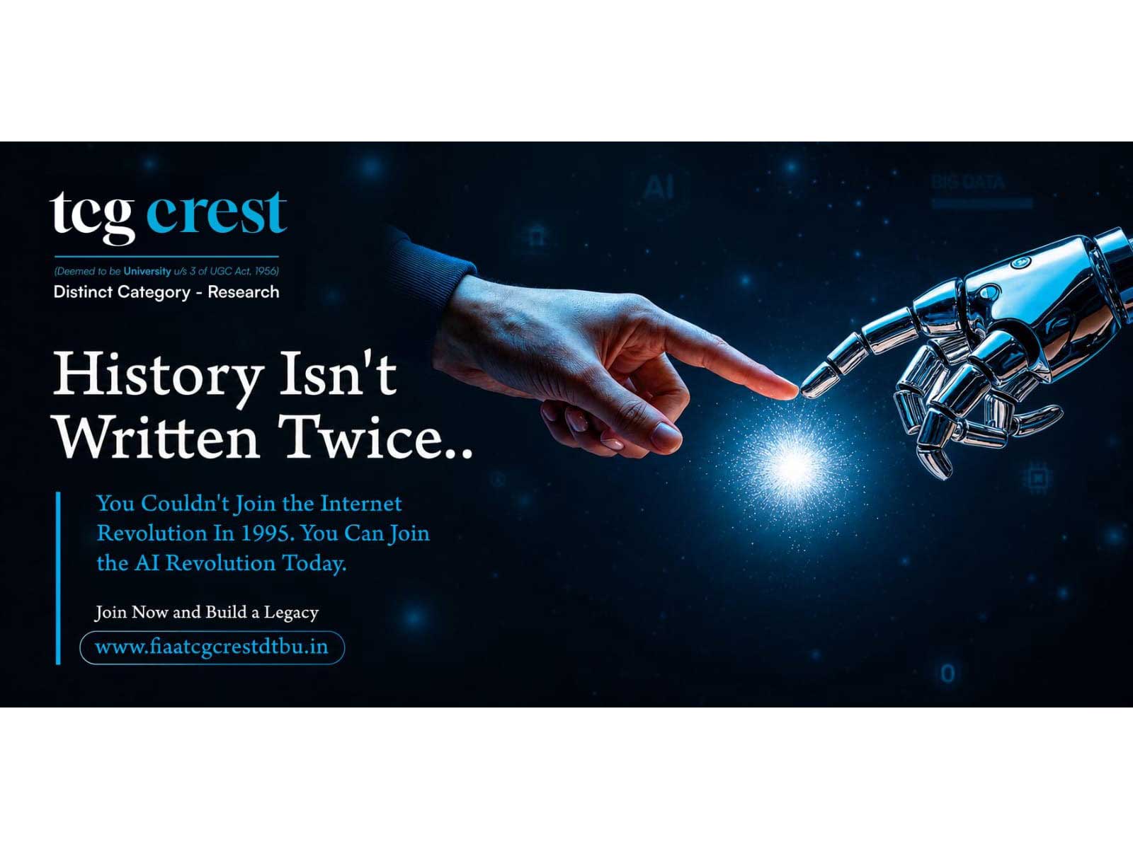 TCG CREST Launches One-Year MSc in Frontier Intelligence and Autonomous Agents to Prepare Future AI Leaders