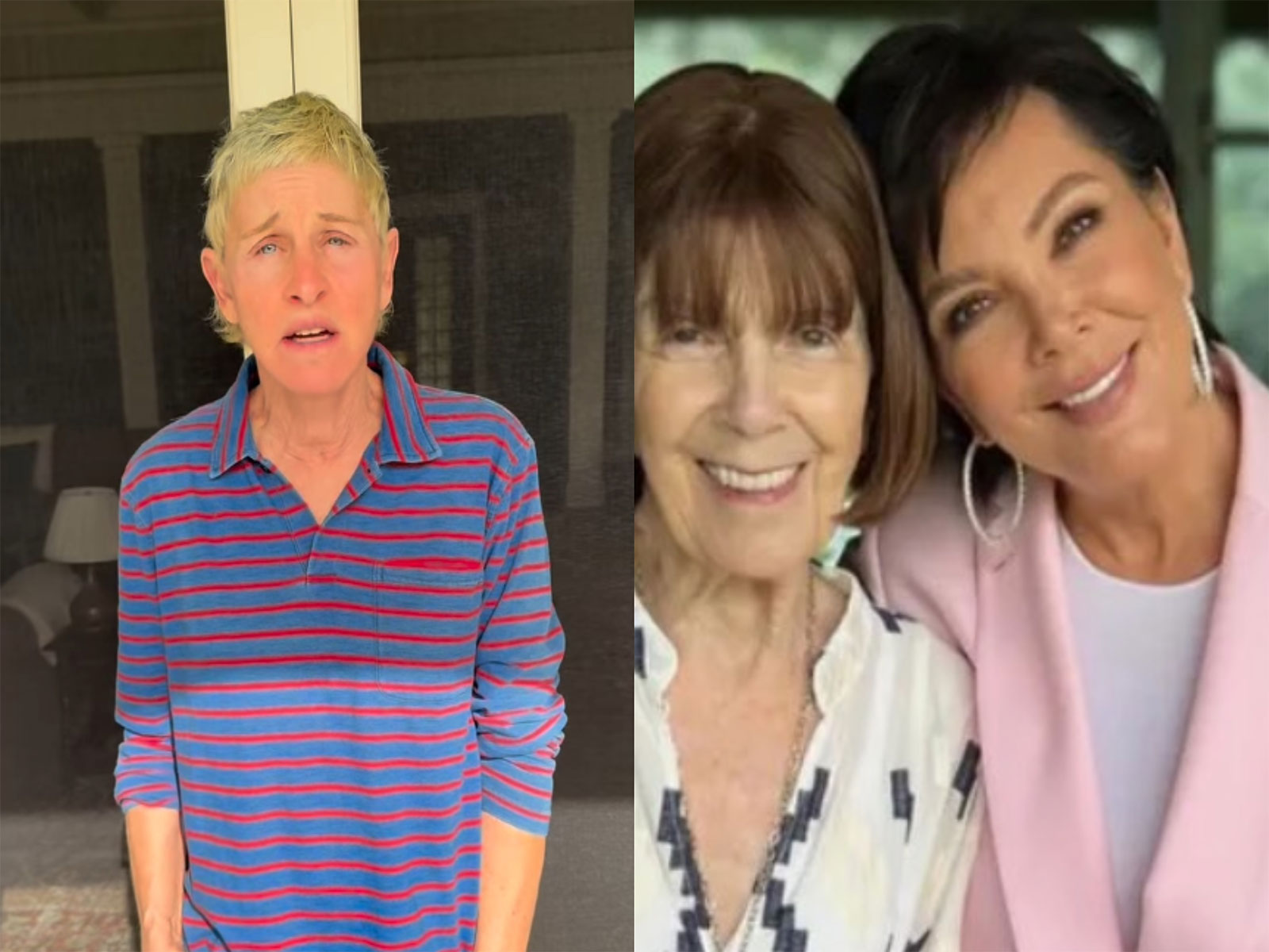 Ellen DeGeneres, Kris Jenner with her mother (Photo/Instagram/@ellendegeneres)