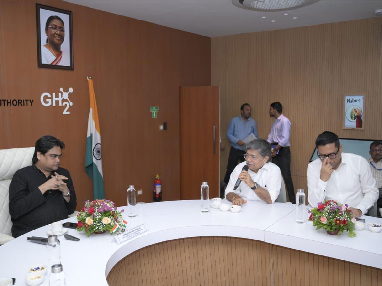 Shantanu Thakur, Minister of State for Ministry of Ports, Shipping and Waterways of India at Deendayal Port Authority Shantanu Thakur, Minister of State for Ministry of Ports, Shipping and Waterways of India at Deendayal Port Authority