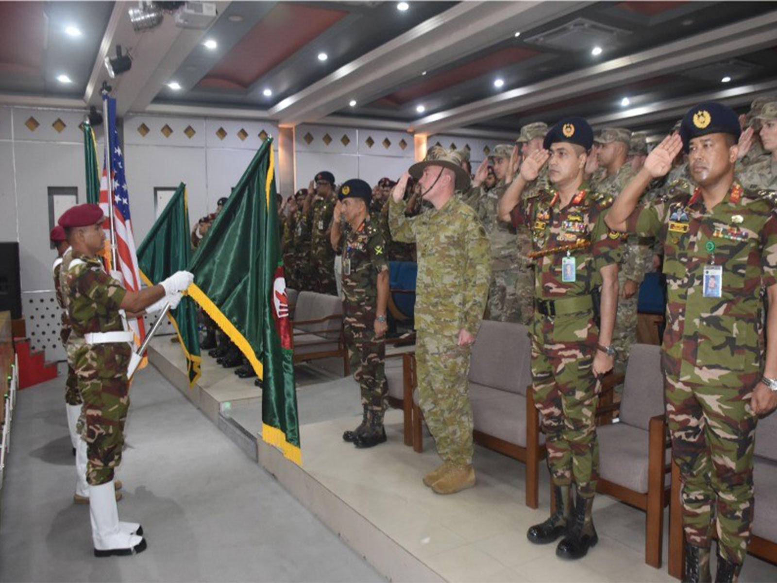 Visual from the inaugural ceremony of Exercise Tiger Lightning-2025 (Photo/ispr.gov.bd) Visual from the inaugural ceremony of Exercise Tiger Lightning-2025 (Photo/ispr.gov.bd)