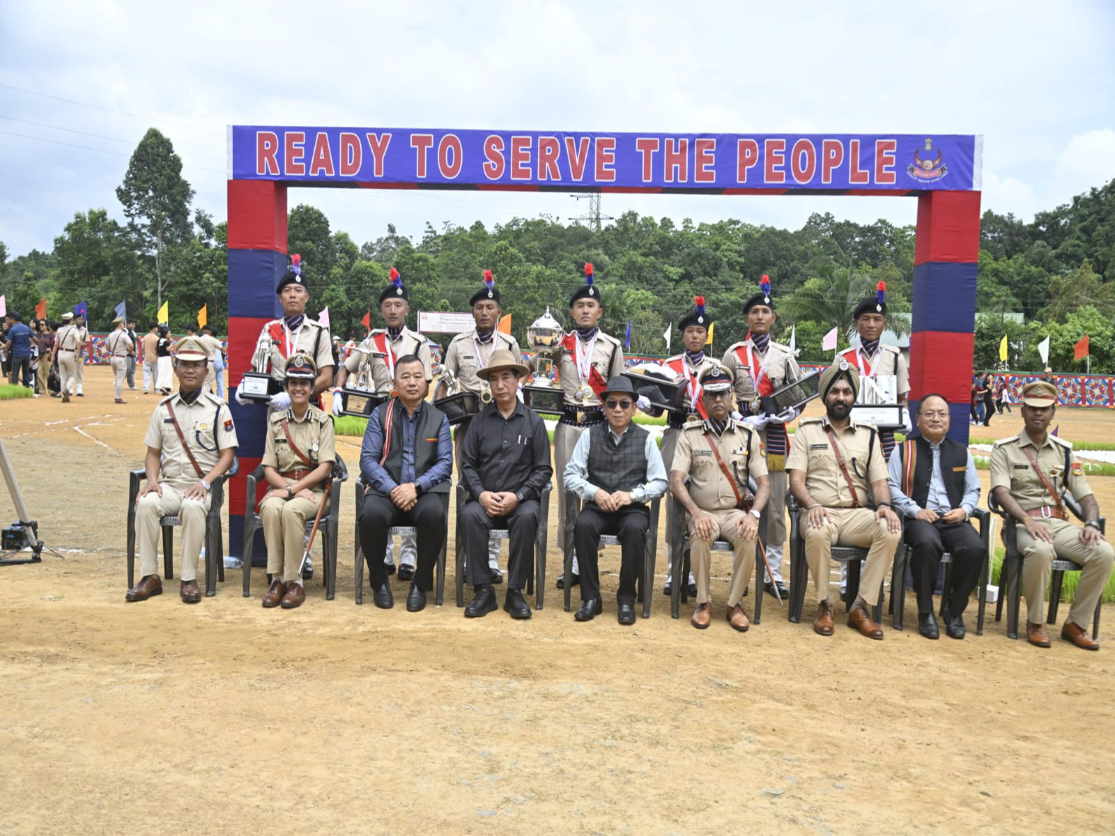 Mizoram CM attends passing-out parade of 275 police recruits (Photo/ANI)