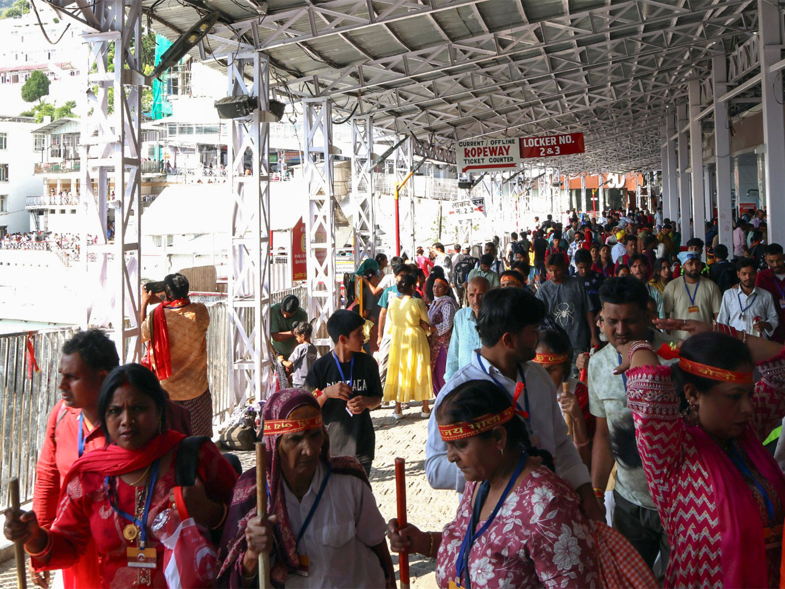 A visual from Mata Vaishno Devi Yatra (Photo/ANI)