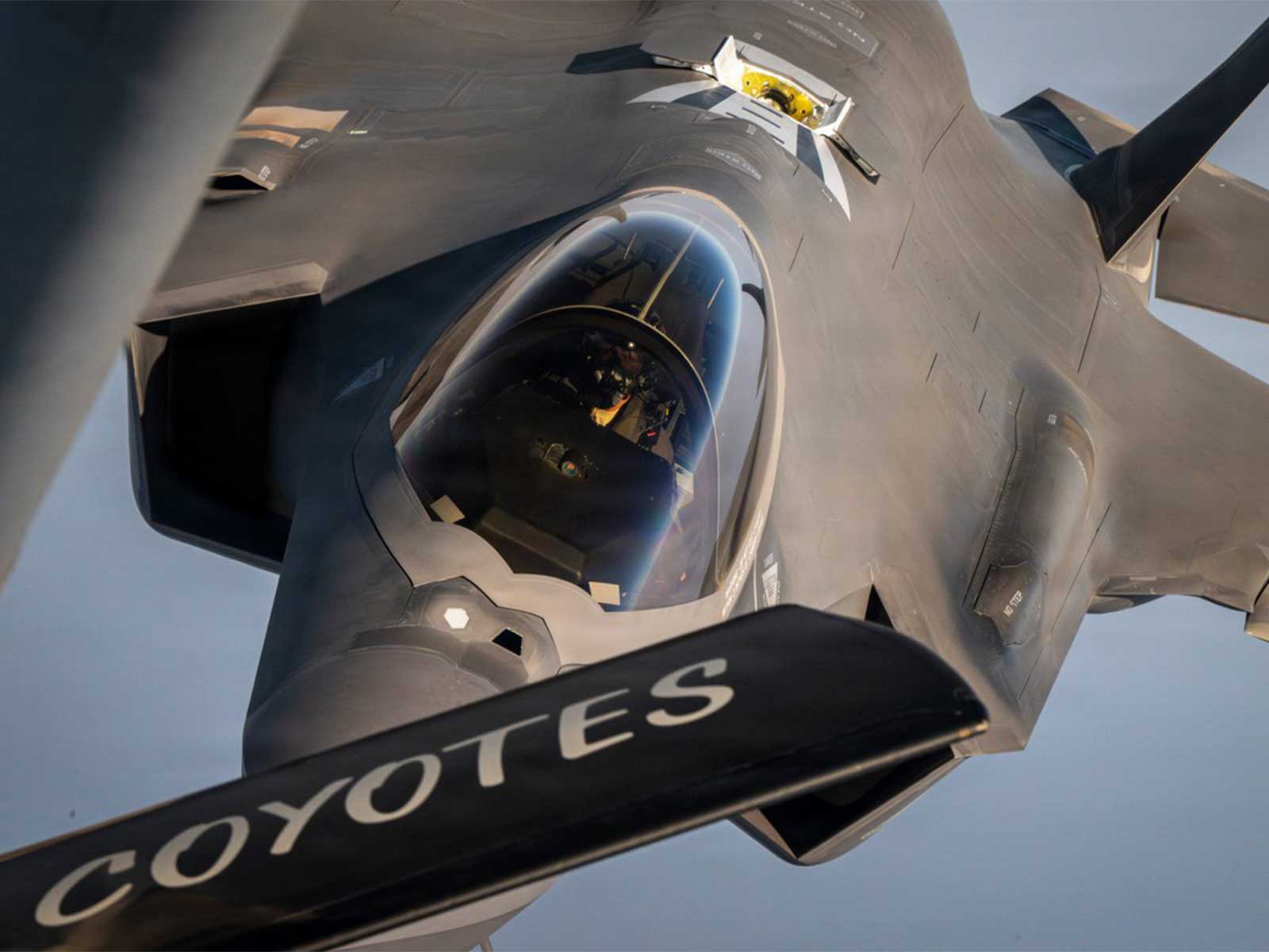 A U.S. Air Force F-35A stealth fighter jet (Photo/X@CENTCOM) A U.S. Air Force F-35A stealth fighter jet (Photo/X@CENTCOM)