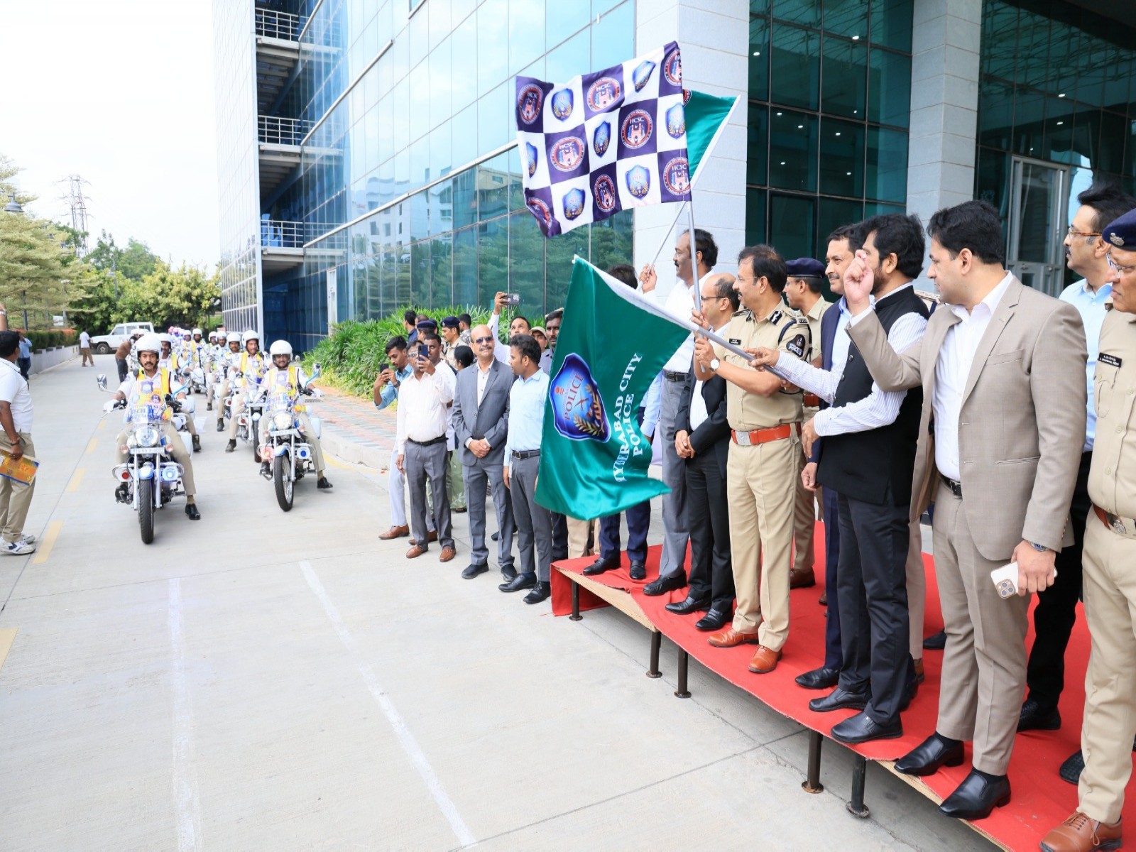 30 new CSR-funded Avenger bikes inducted into the Hyderabad Traffic Police fleet (Photo/ANI) 30 new CSR-funded Avenger bikes inducted into the Hyderabad Traffic Police fleet (Photo/ANI)
