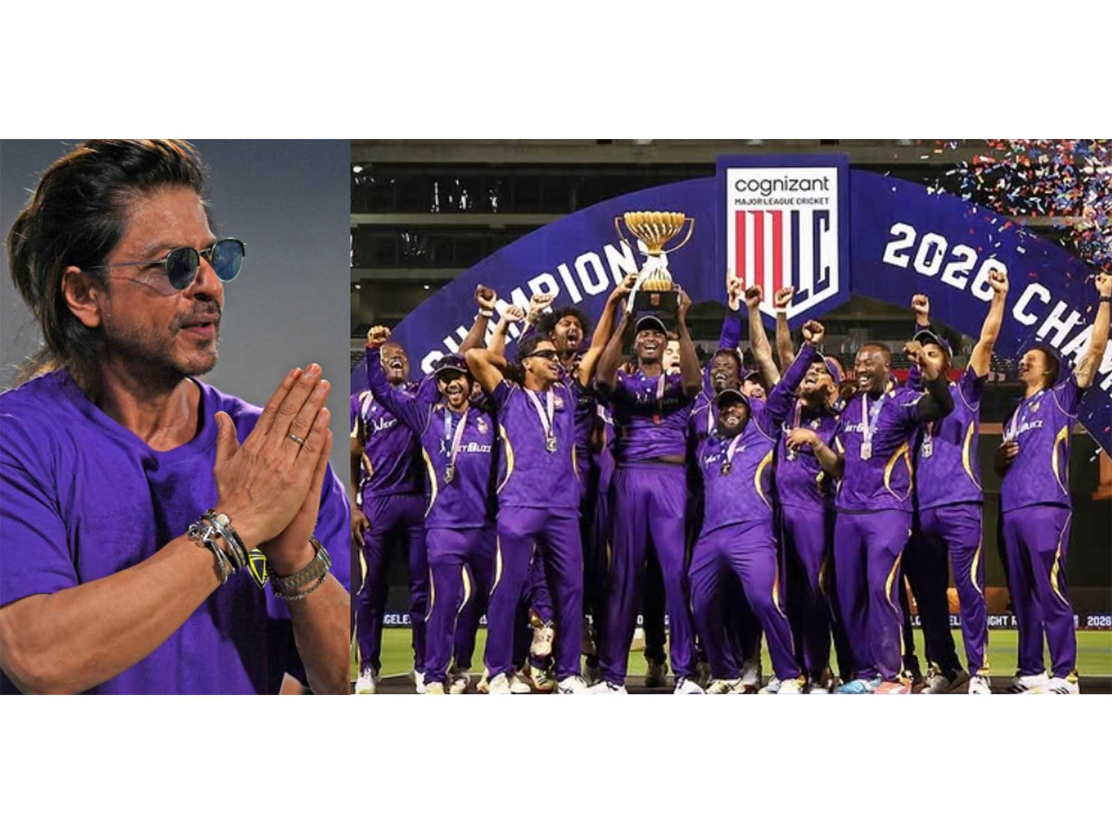 SRK, LAKR after 2026 MLC championship win (Photo/Instagram/@lakriders) SRK, LAKR after 2026 MLC championship win (Photo/Instagram/@lakriders)