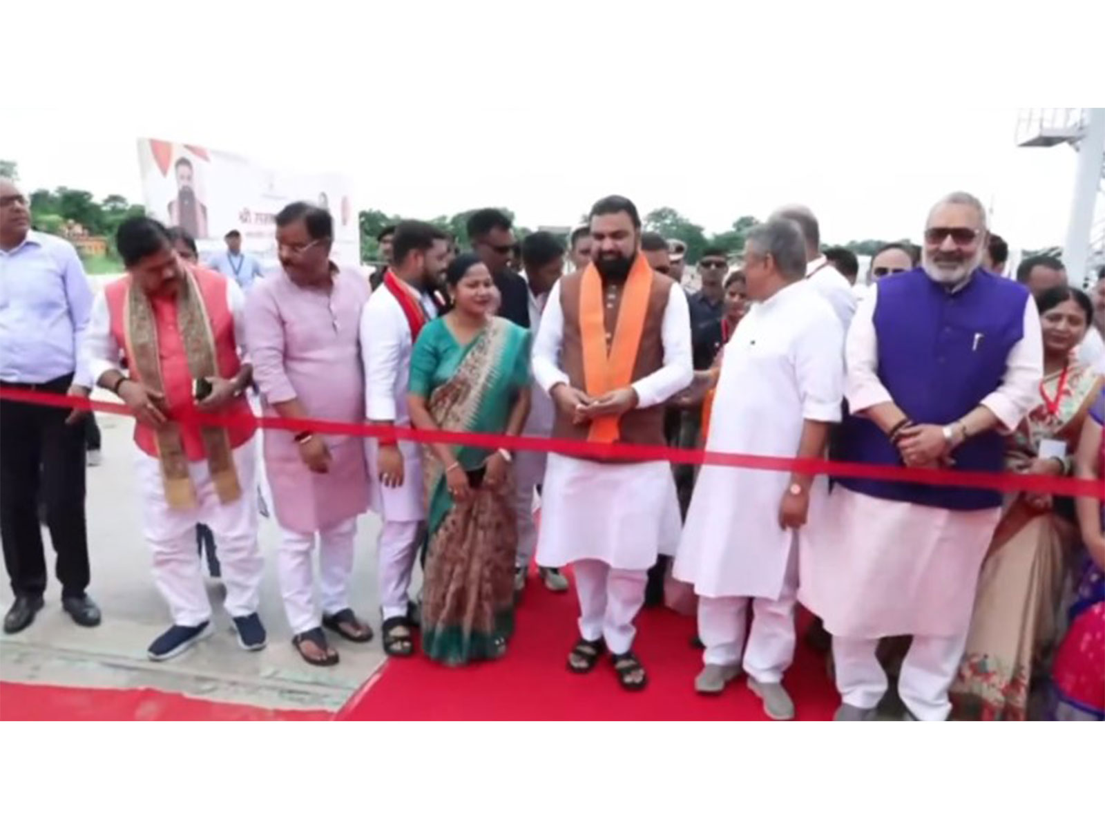 Bihar CM Samrat Choudhary inaugurates Belwa Dhar Link Channel work Bihar CM Samrat Choudhary inaugurates Belwa Dhar Link Channel work
