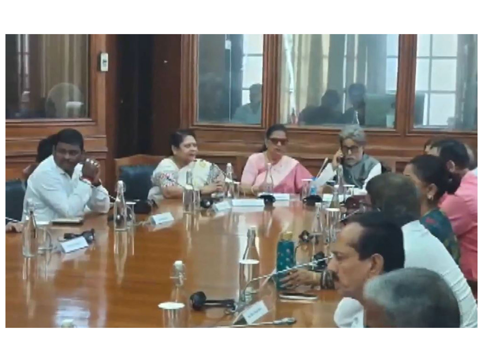 NCPI Parliamentary party meeting held in Samvidhan Sadan (Photo/ANI)