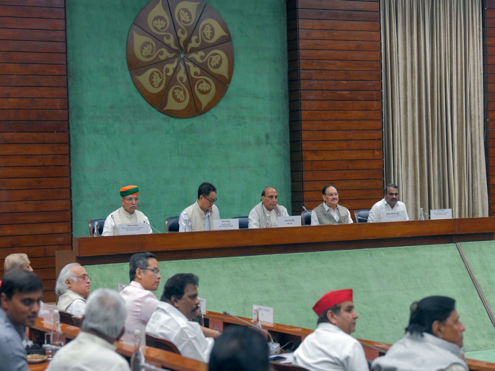 Visuals form all-party meeting (Photo/ANI)