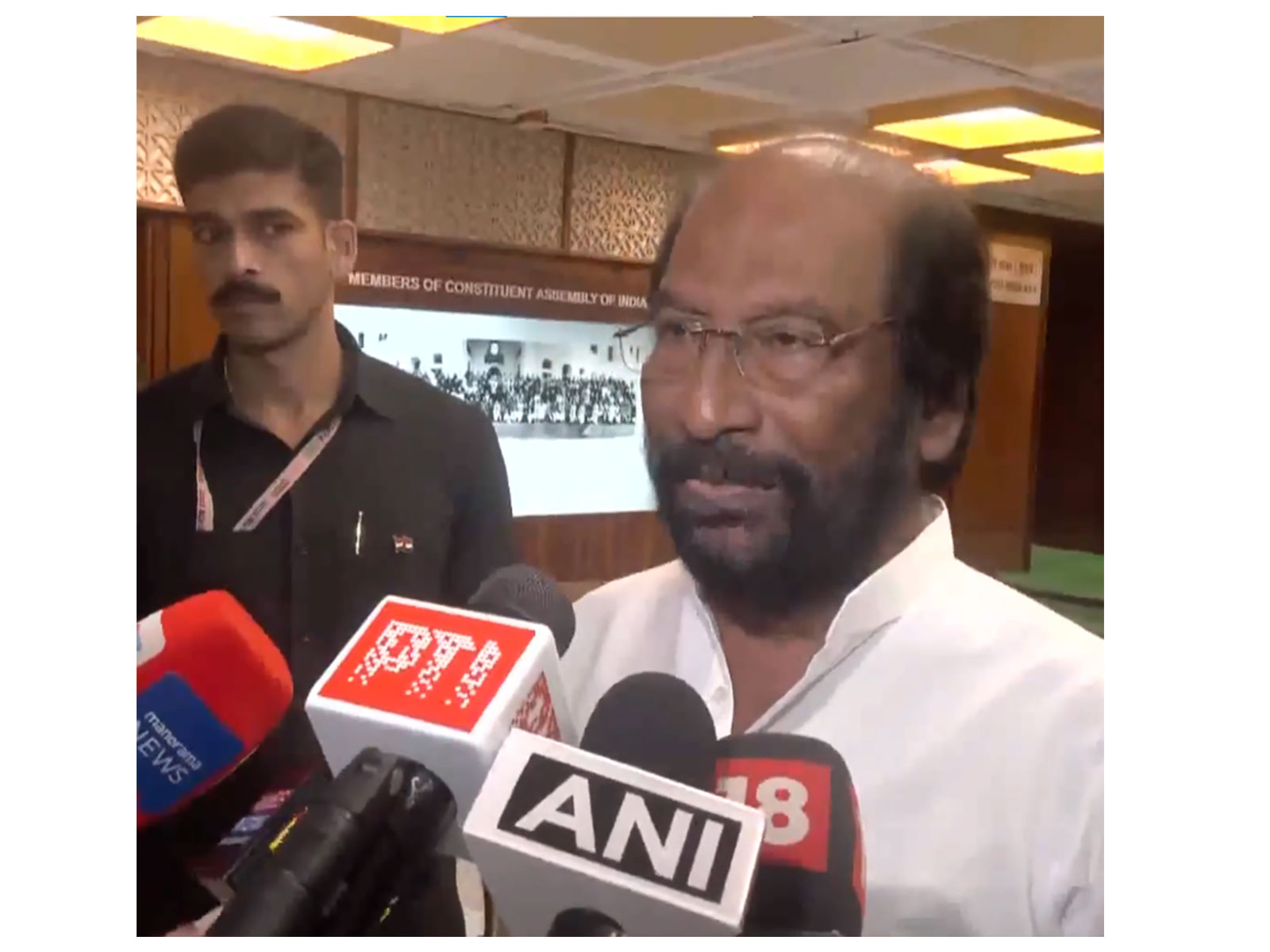 DMK MP Tiruchi Siva (Photo/ANI)