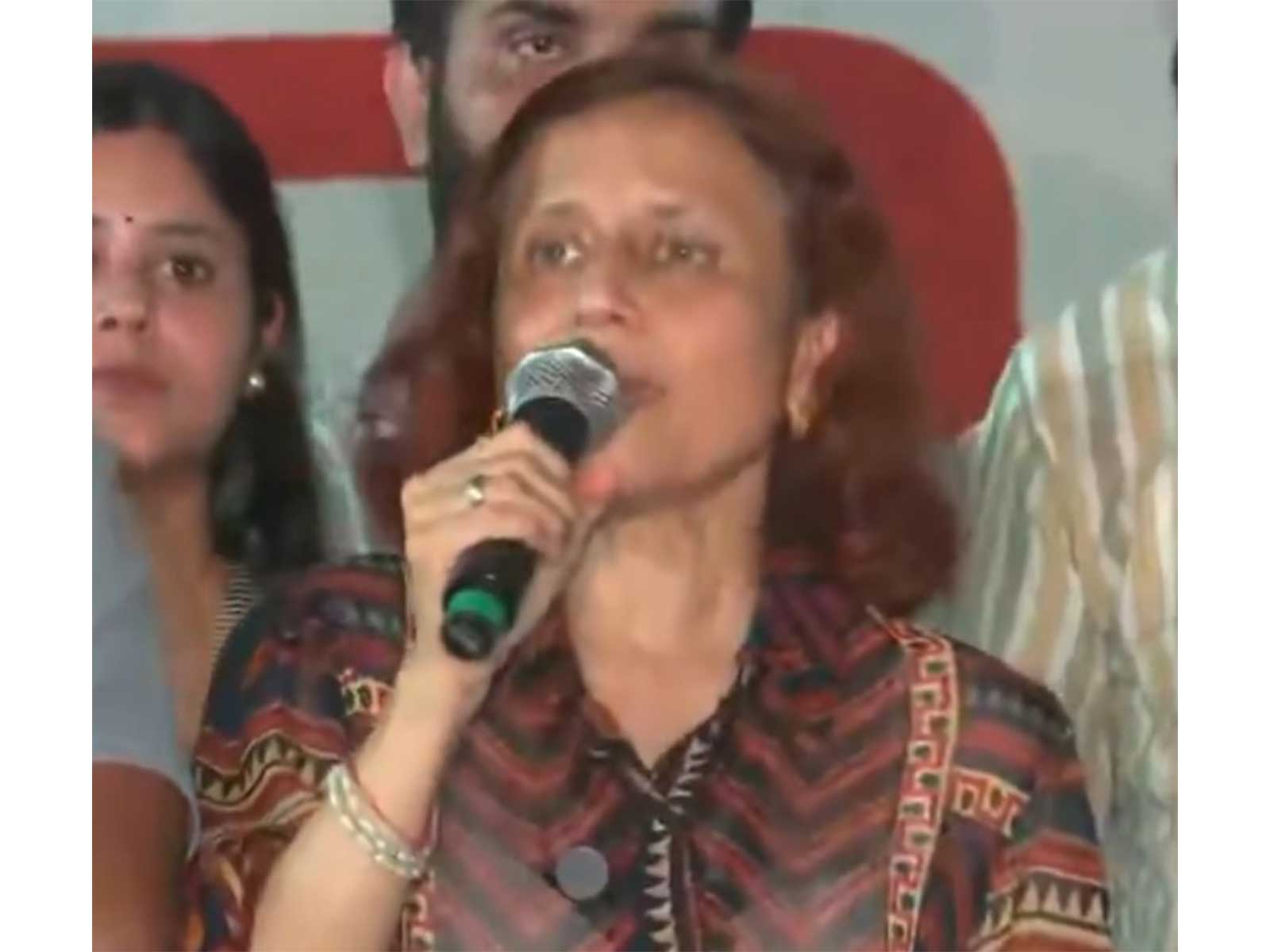 Sonam Wangchuk's wife Gitanjali Angmo (Photo/ANI)