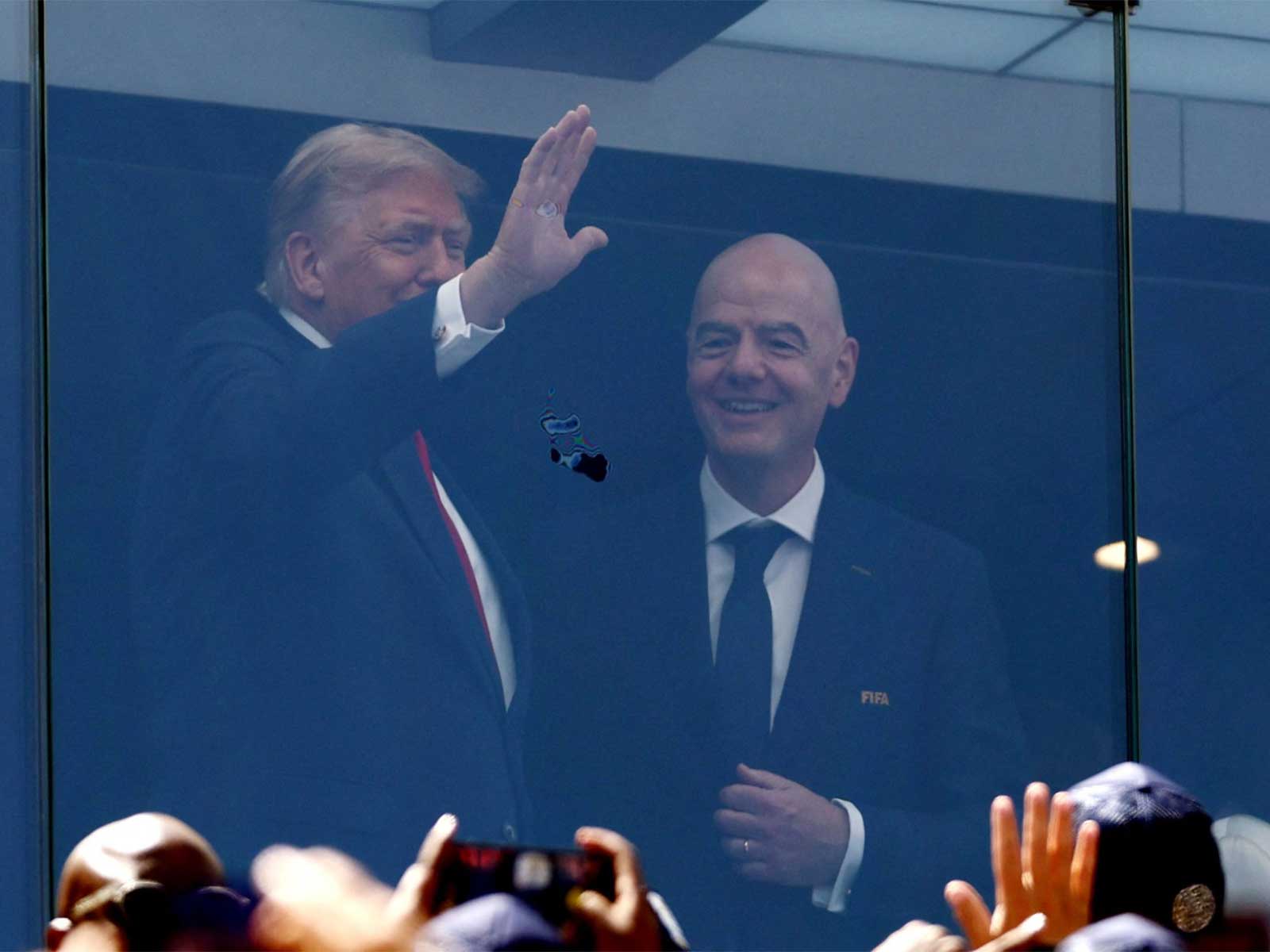 U.S. President Donald Trump and FIFA President Gianni Infantino (Photo/Reuters) U.S. President Donald Trump and FIFA President Gianni Infantino (Photo/Reuters)