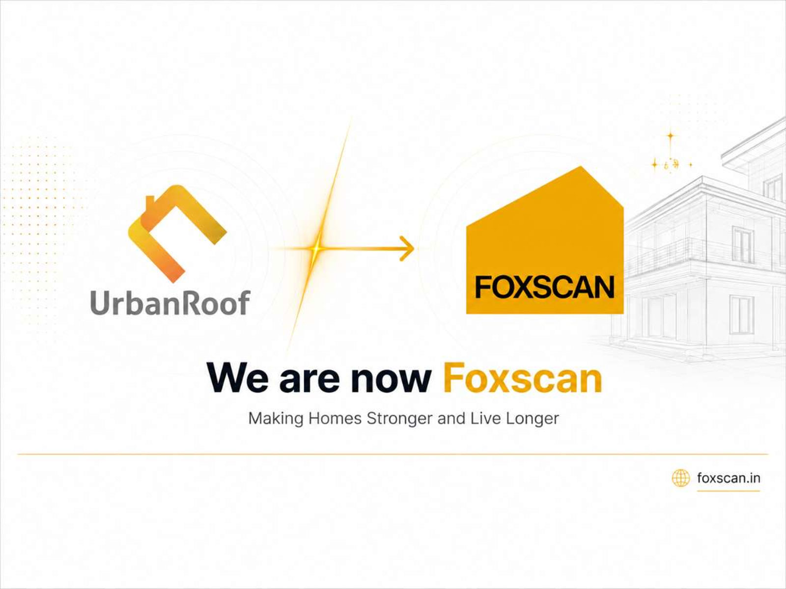 Urbanroof Rebrands as Foxscan, Launches India's AI-Powered Structural Intelligence Practice