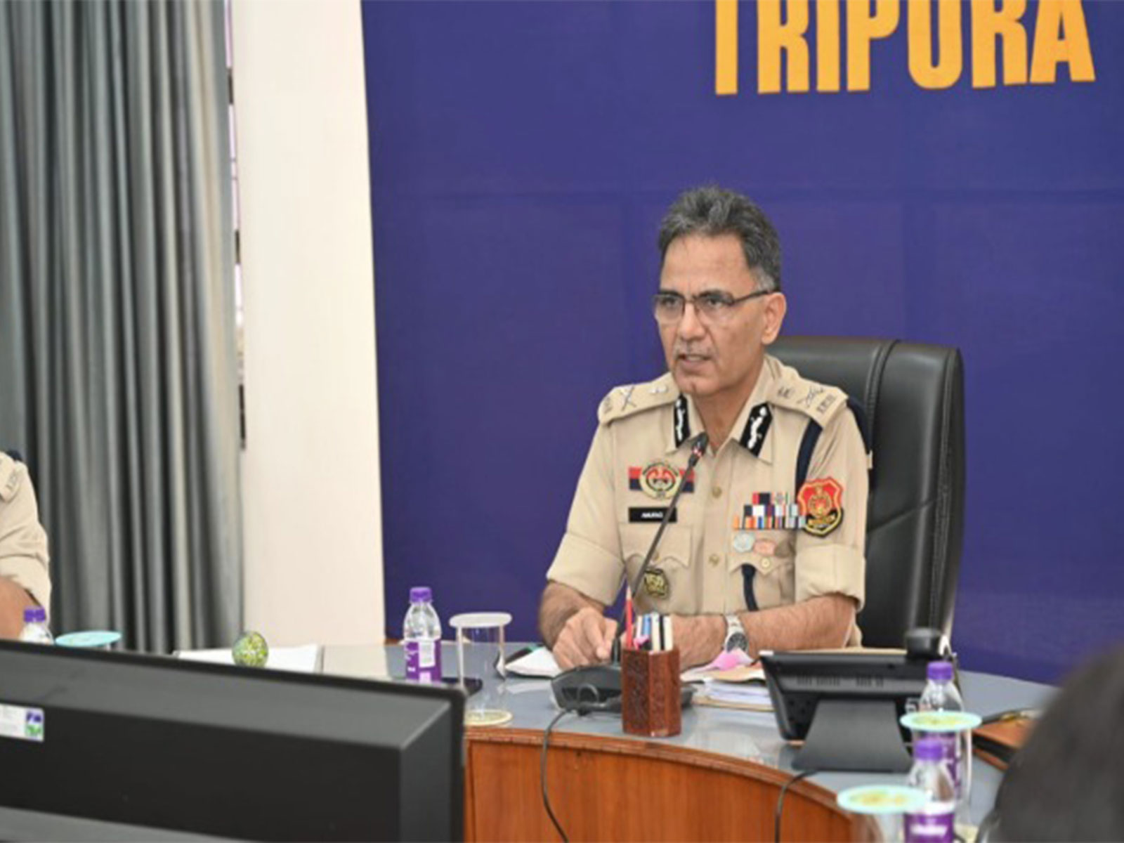 Tripura's Director General of Police, Anurag Dhankar (File Photo/@Tripura_Police)